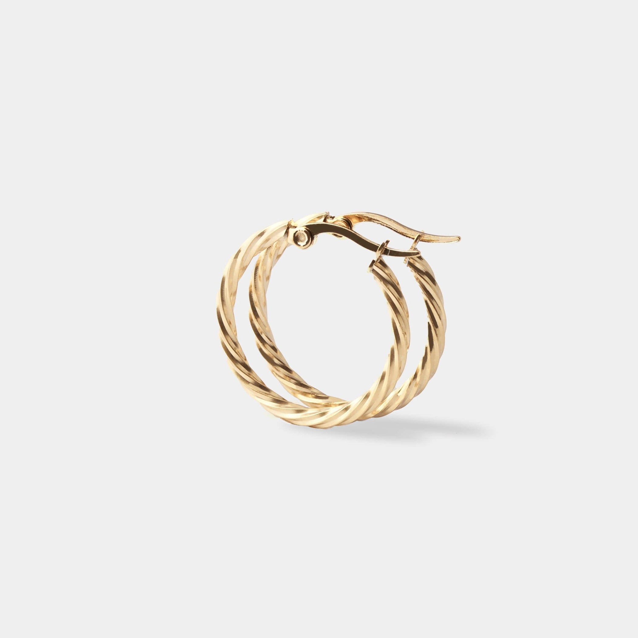New Twisted Hoop Earrings