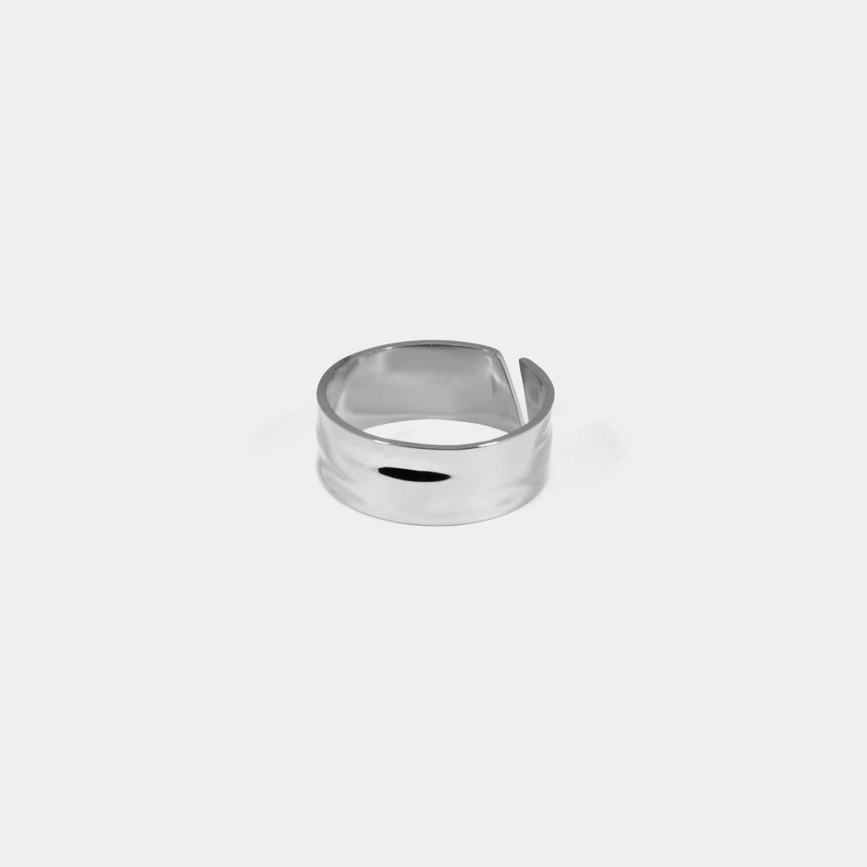 Arc Open Ring - シルバー