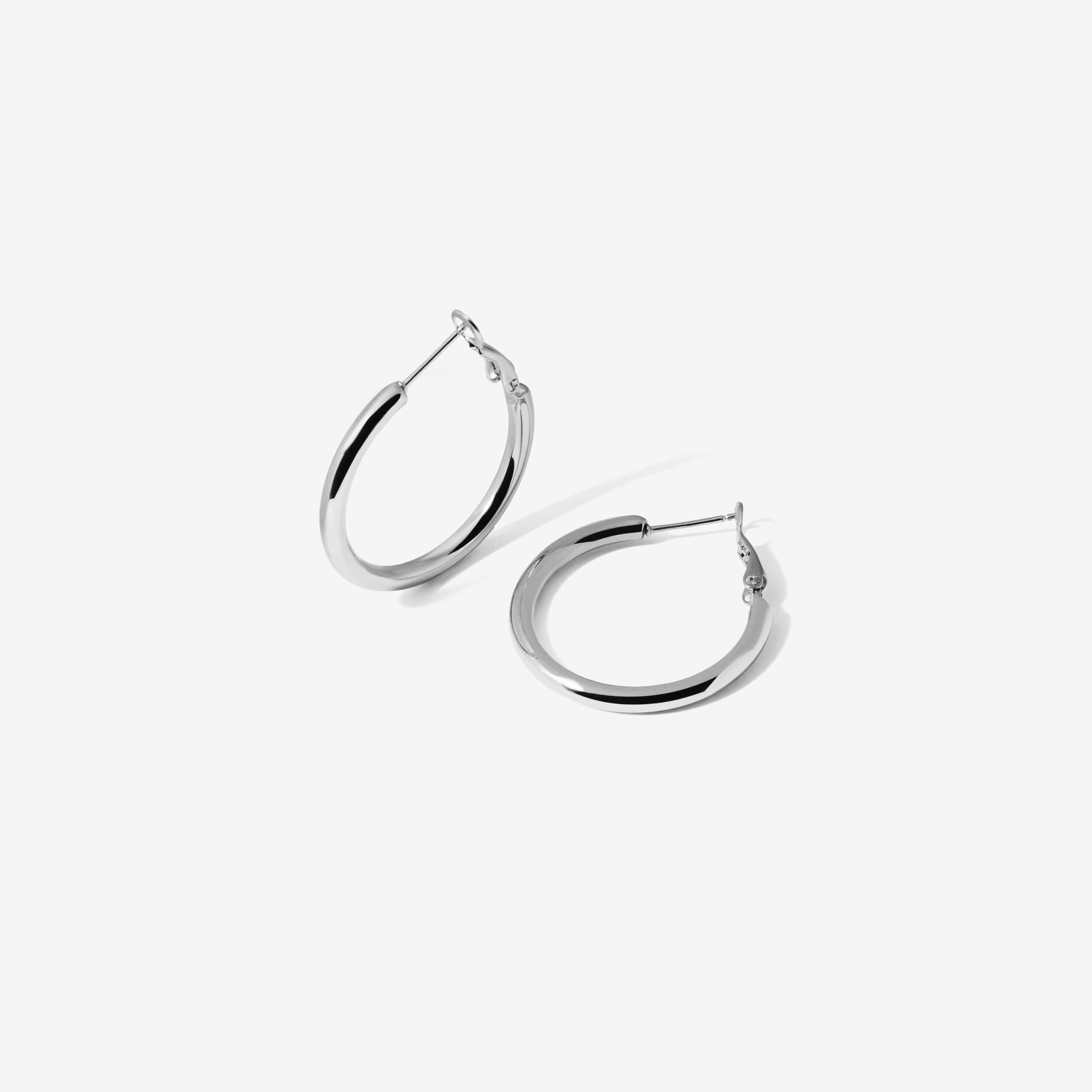 Basic Hoop Pierce - Silver