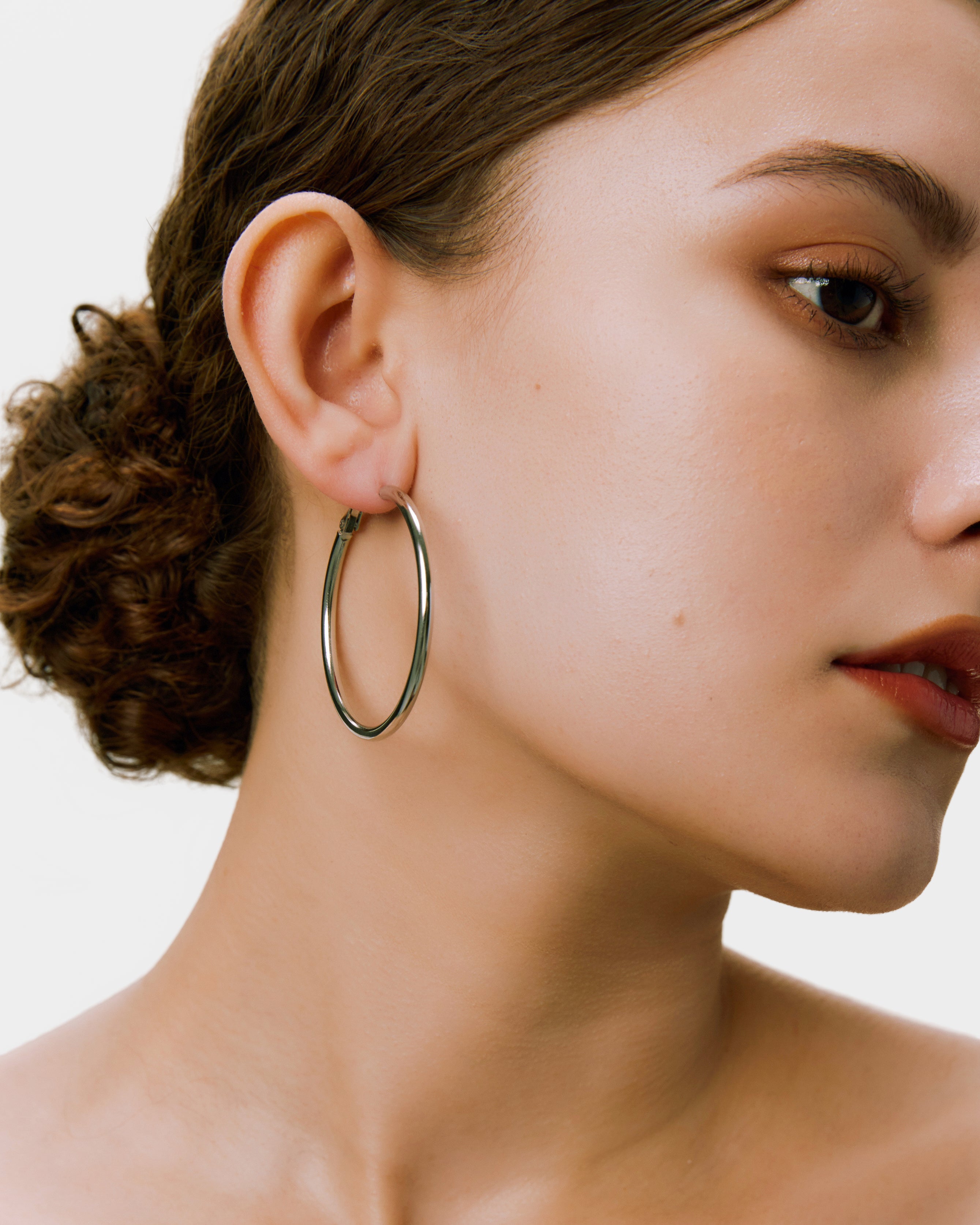 Basic Hoop Pierce - Silver