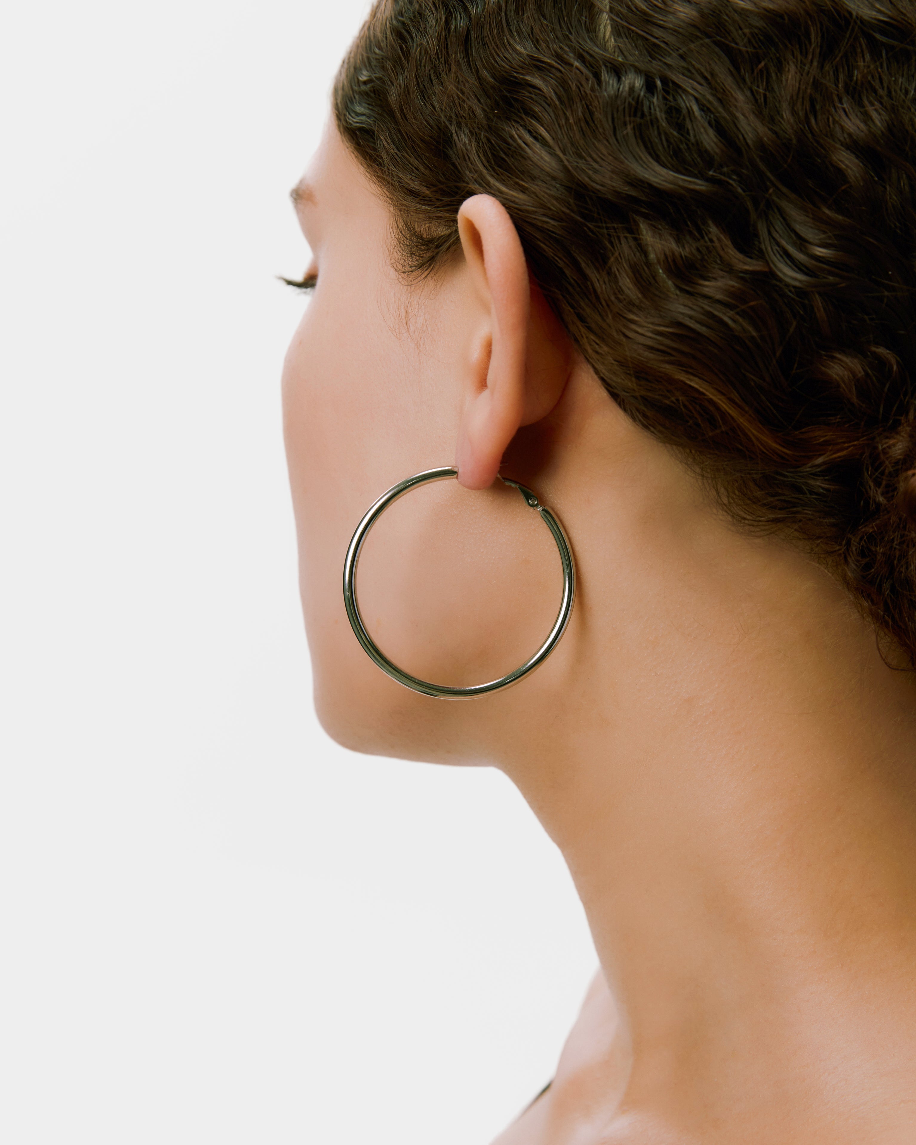 Basic Hoop Pierce - Silver