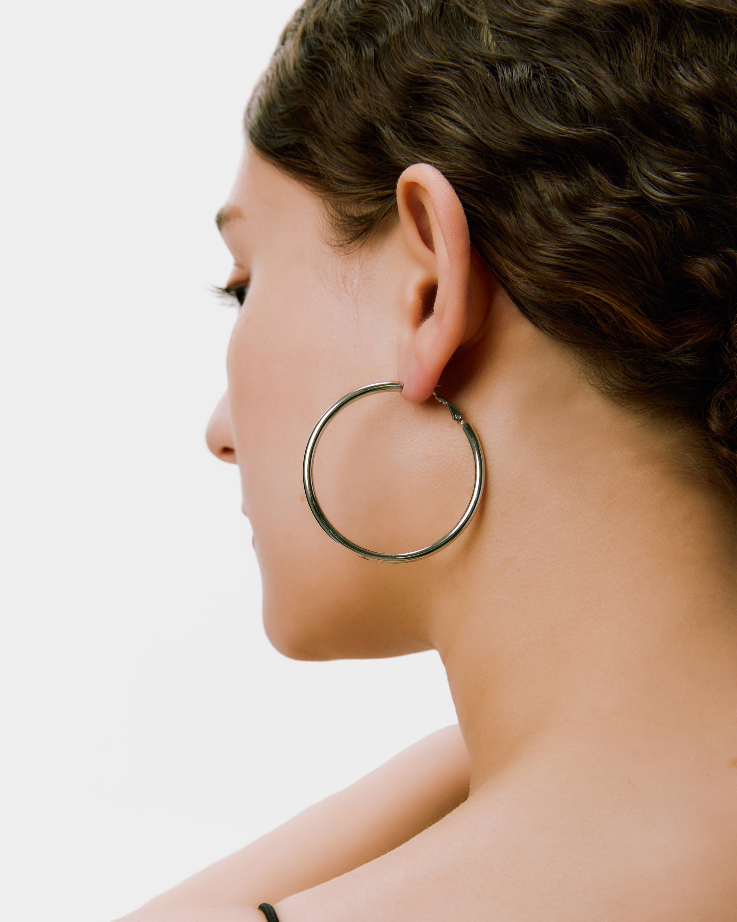 Basic Hoop Pierce - Silver