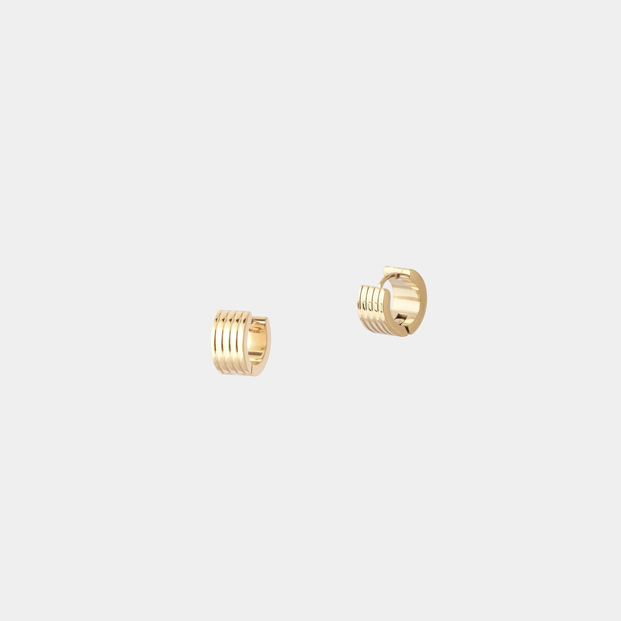 Compact Hoop Earrings