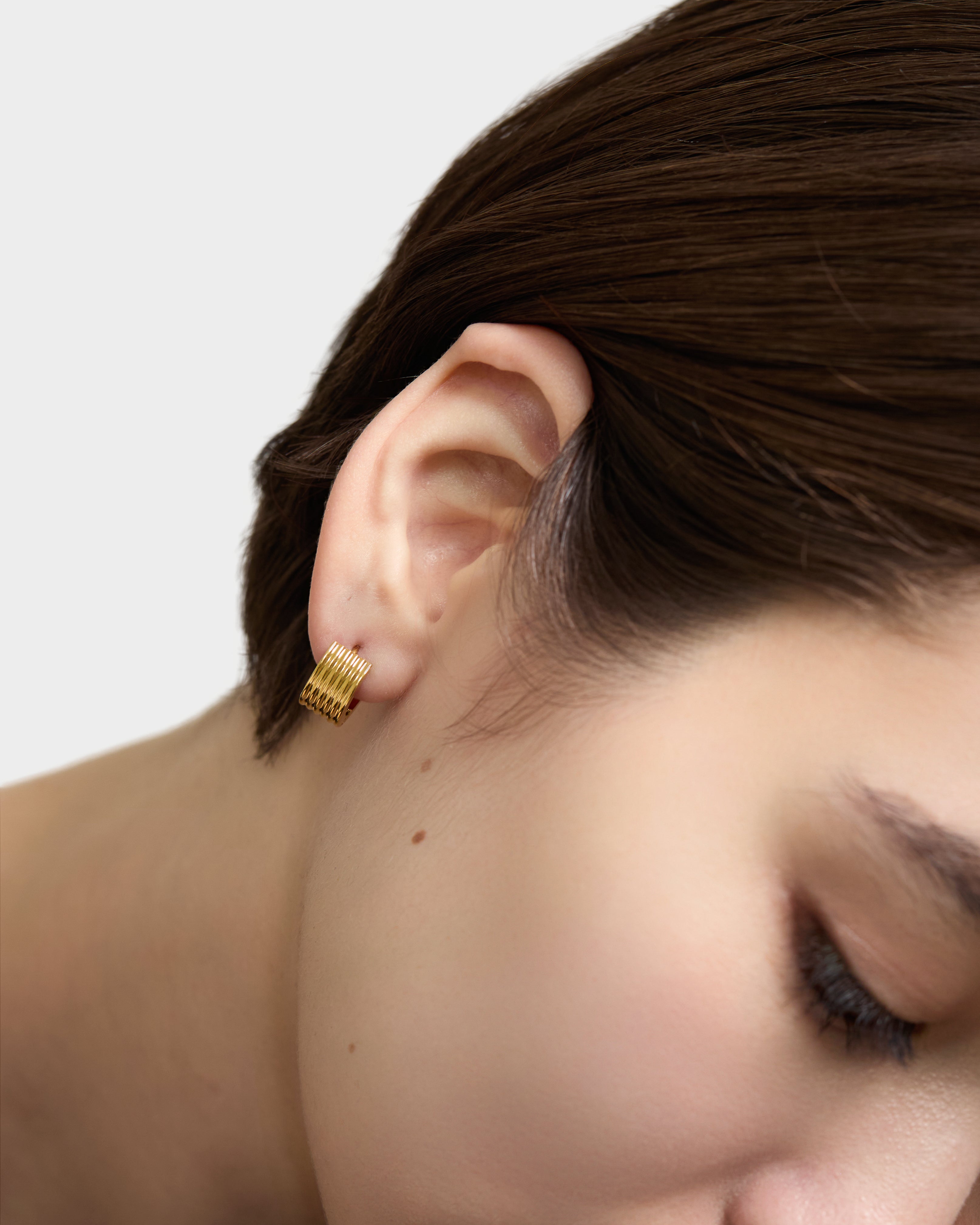 Compact Hoop Earrings