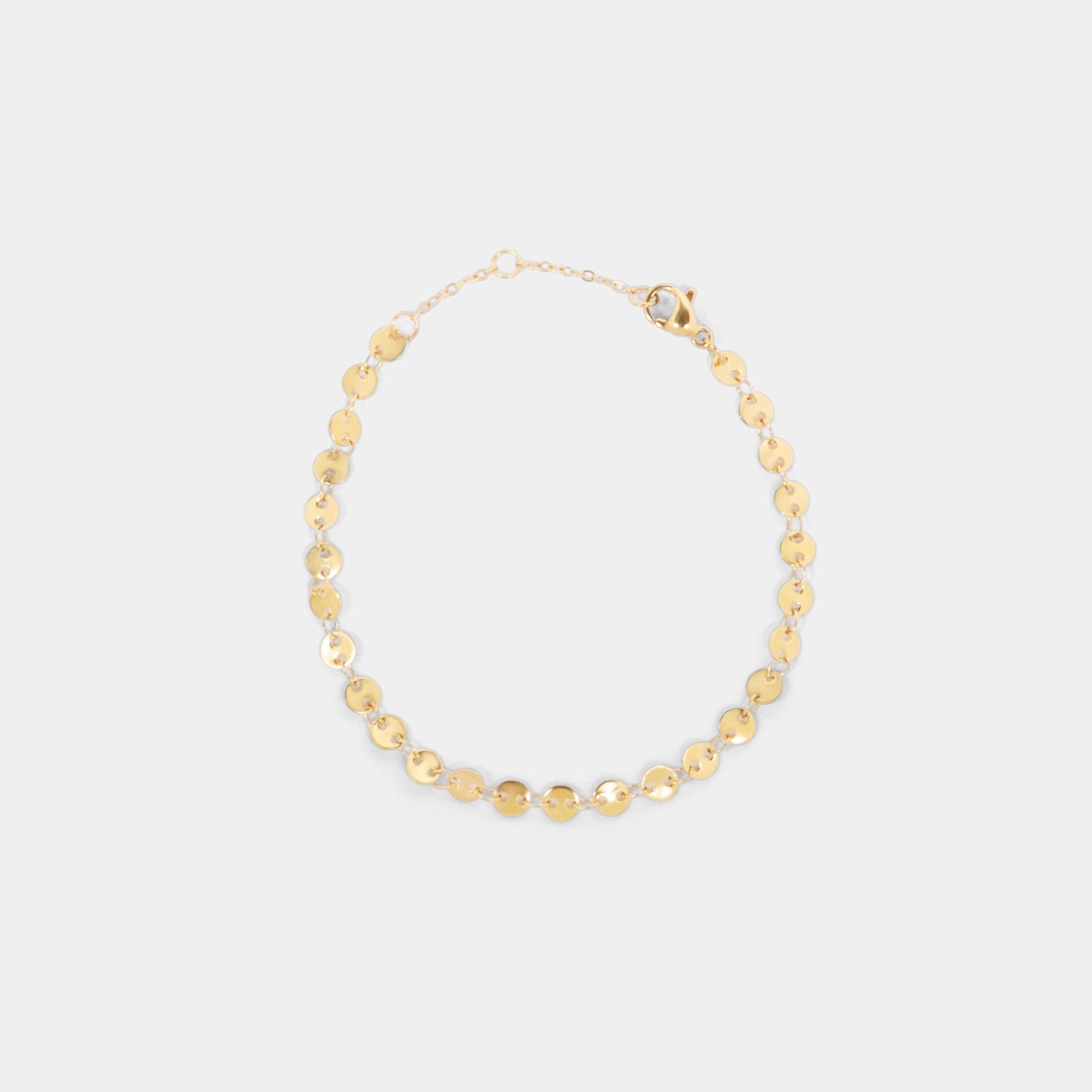 Dainty Disc Bracelet
