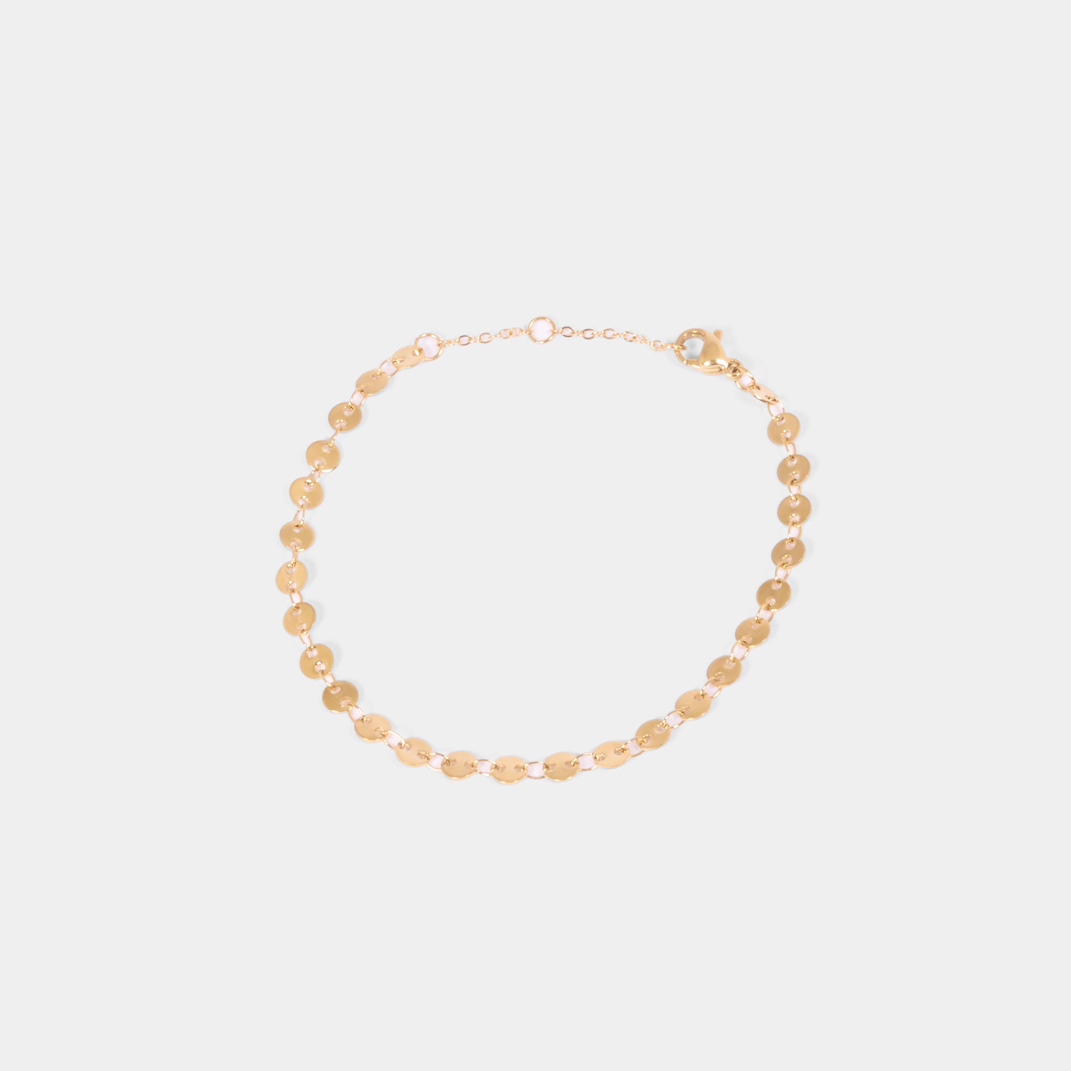 Dainty Disc Bracelet