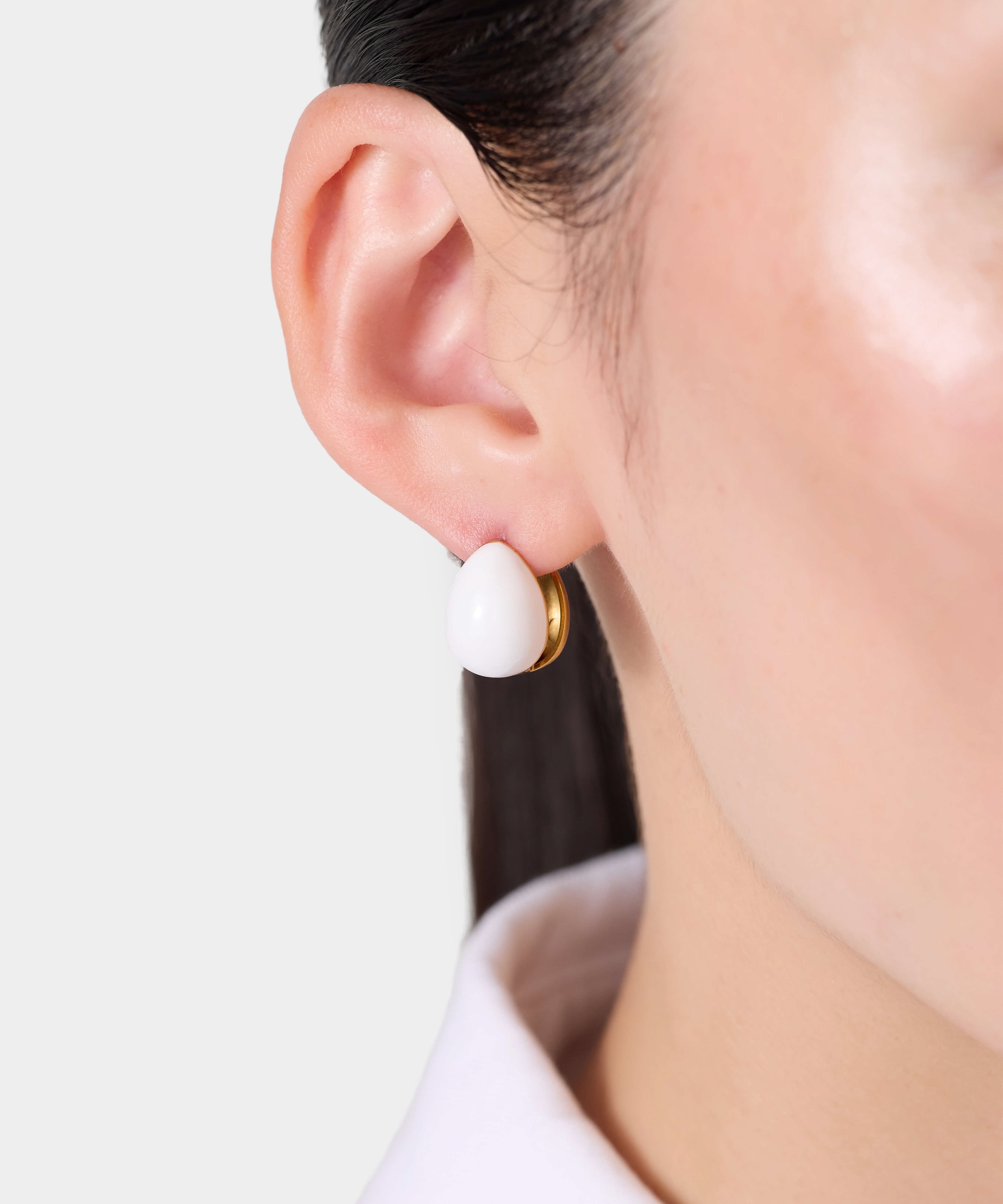 エナメルドロップピアス