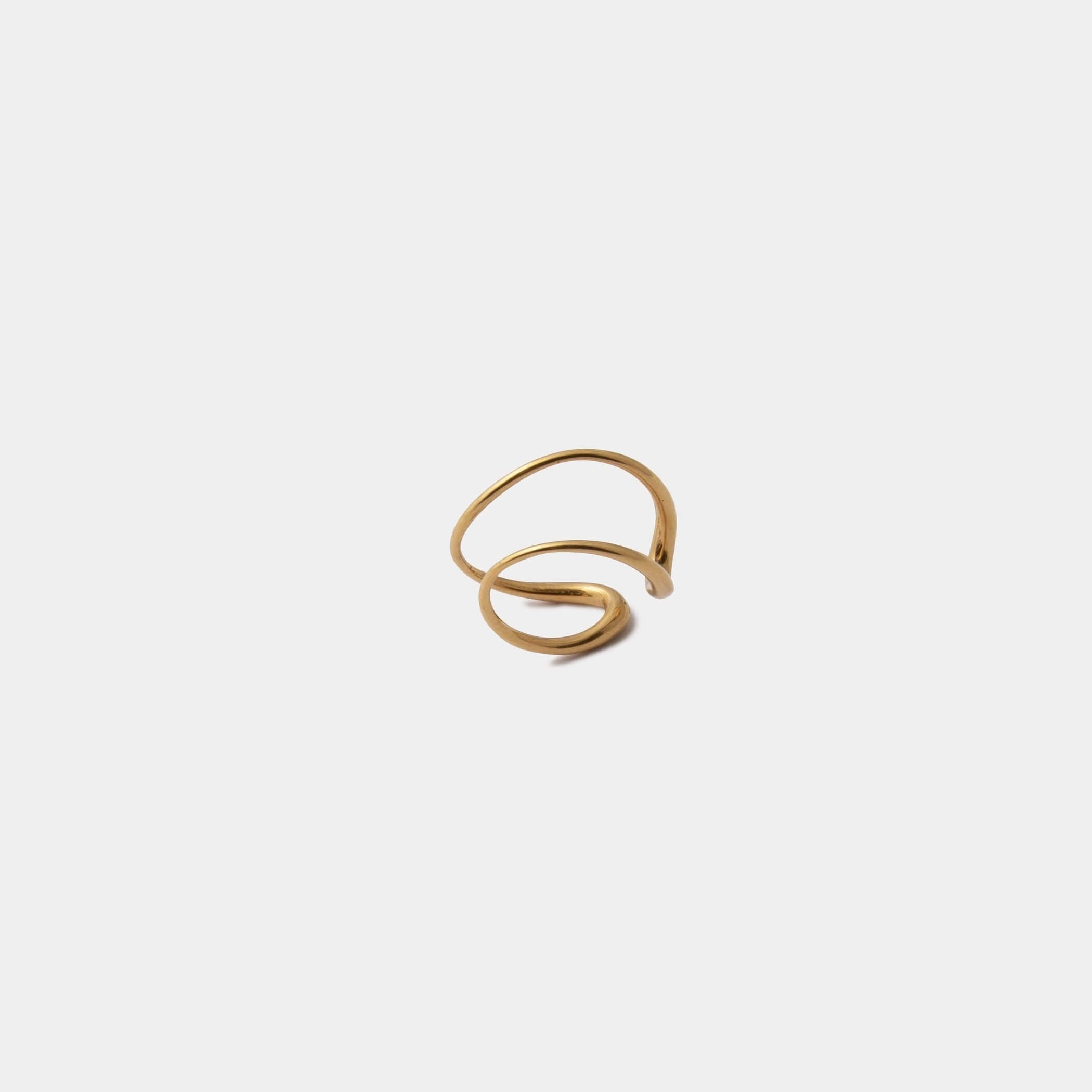 Faceted Hooked Ear Cuff