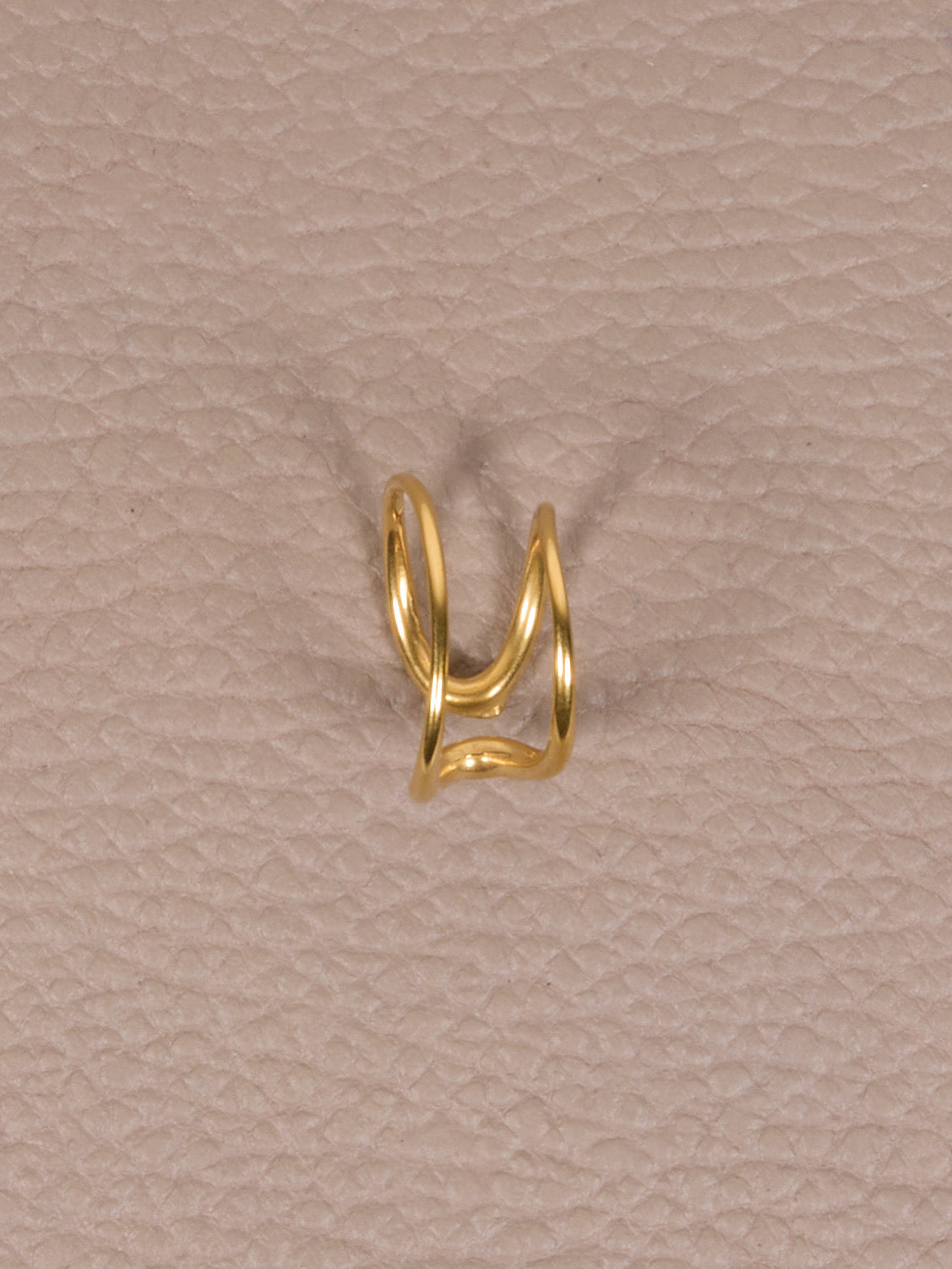 Faceted Hooked Ear Cuff