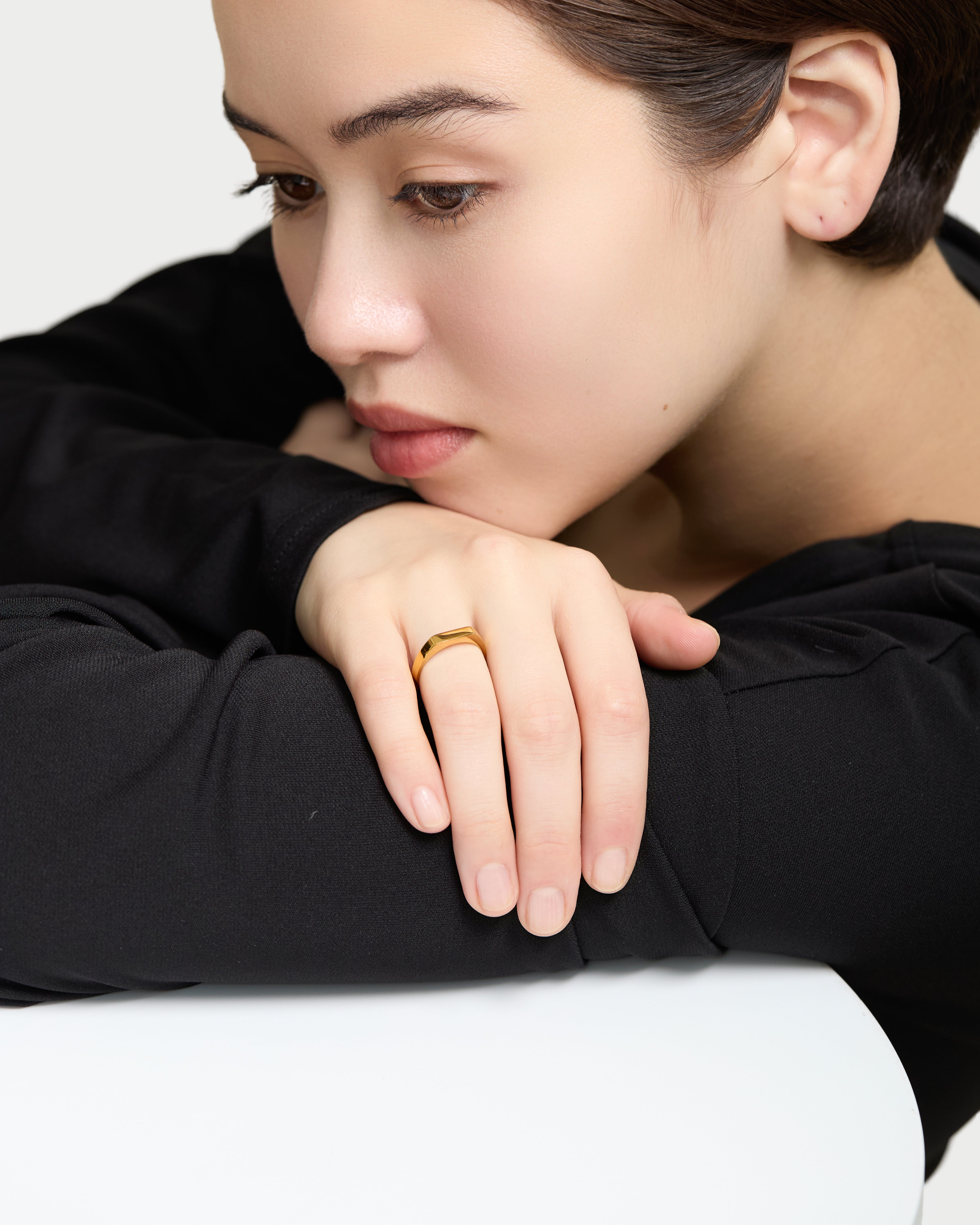 Flat Line Ring