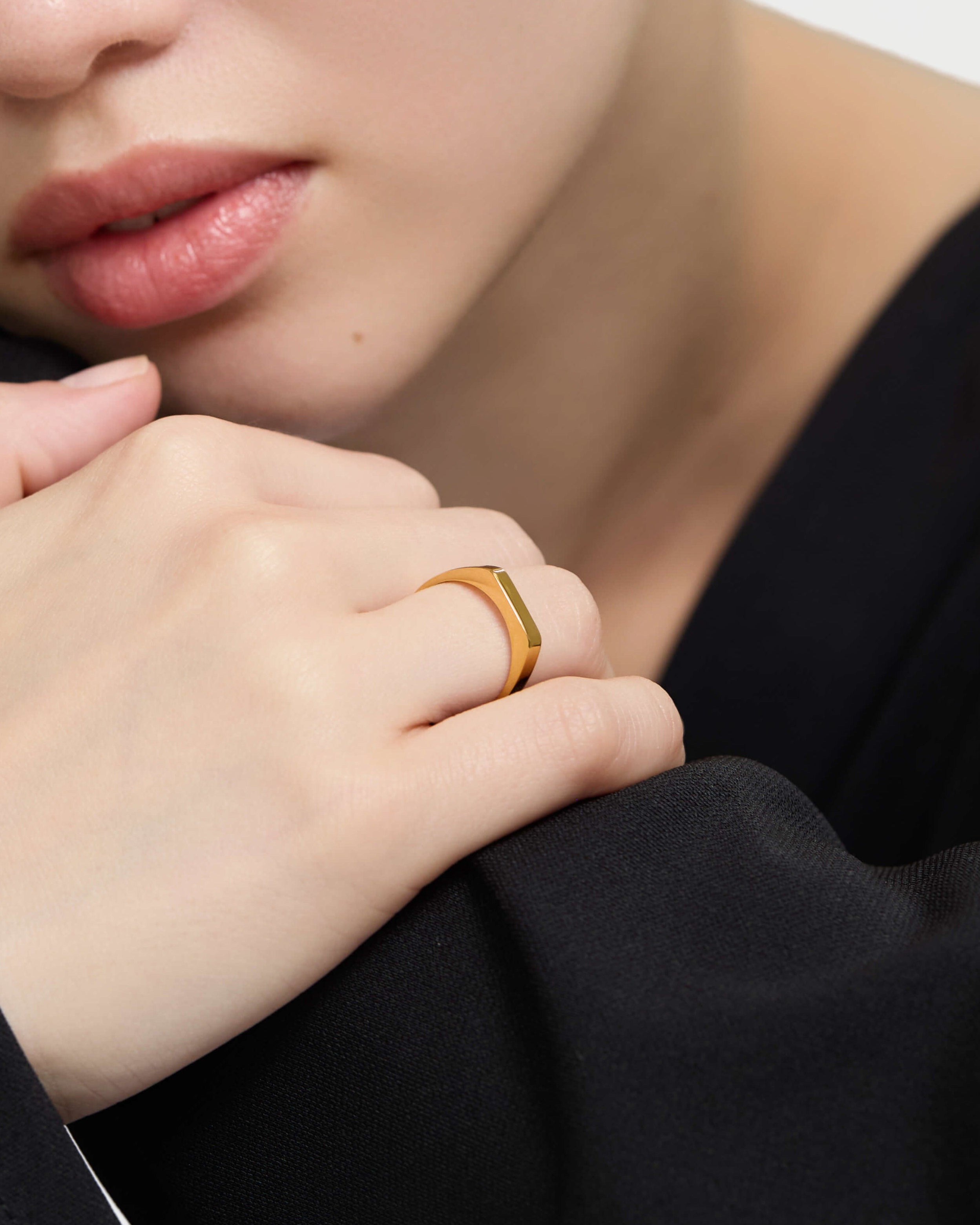 Flat Line Ring