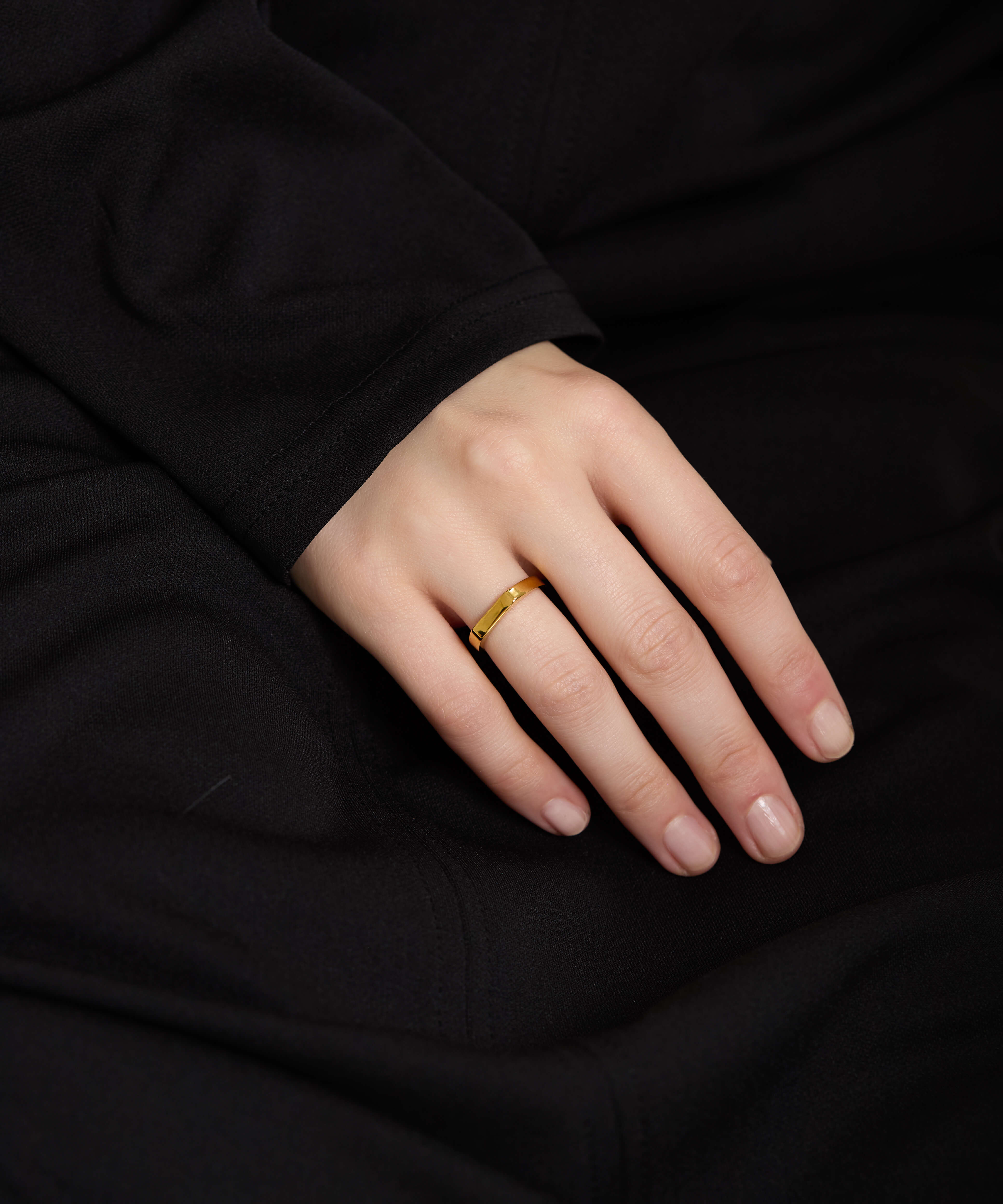 Flat Line Ring