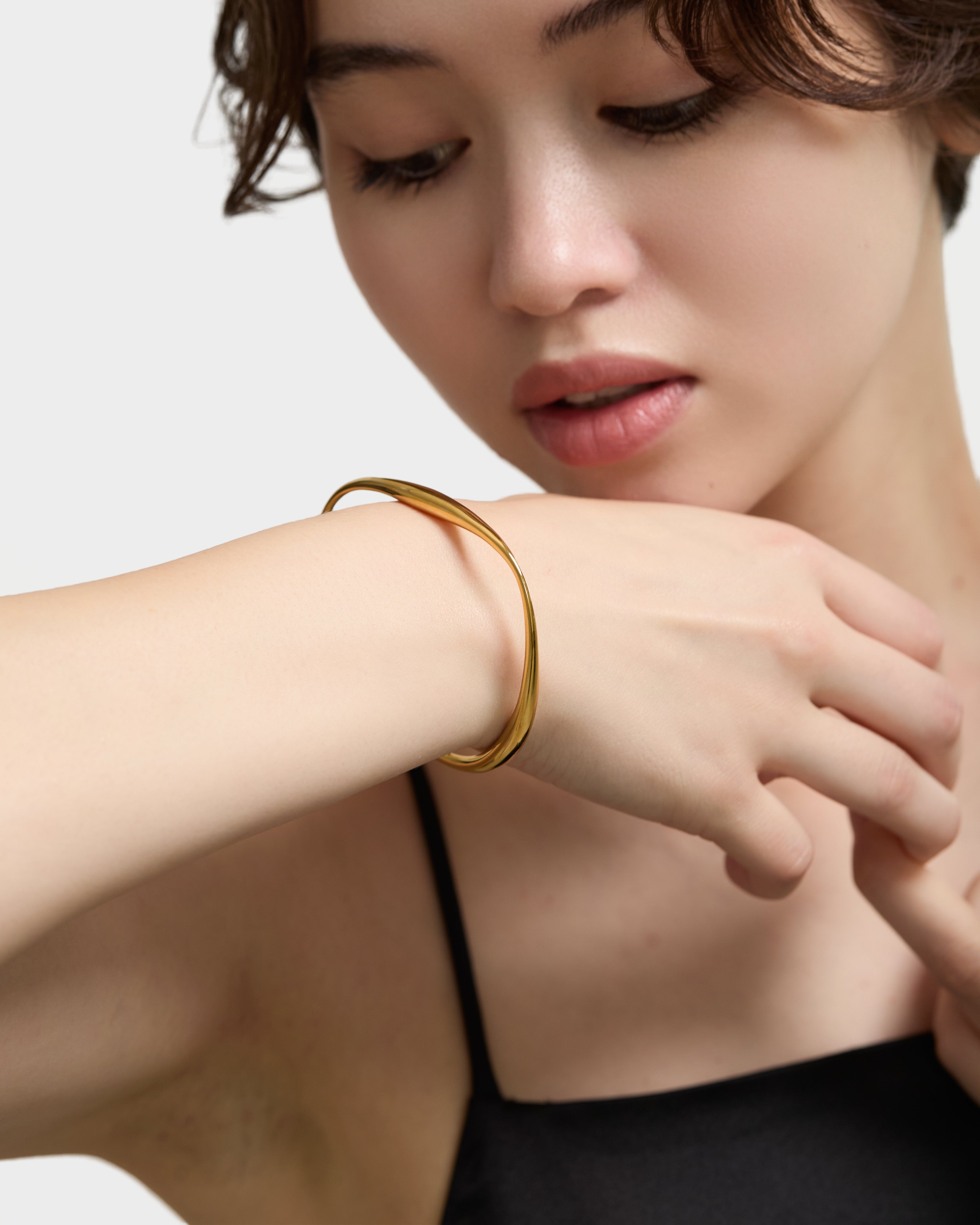 Mod Square Open Bangle