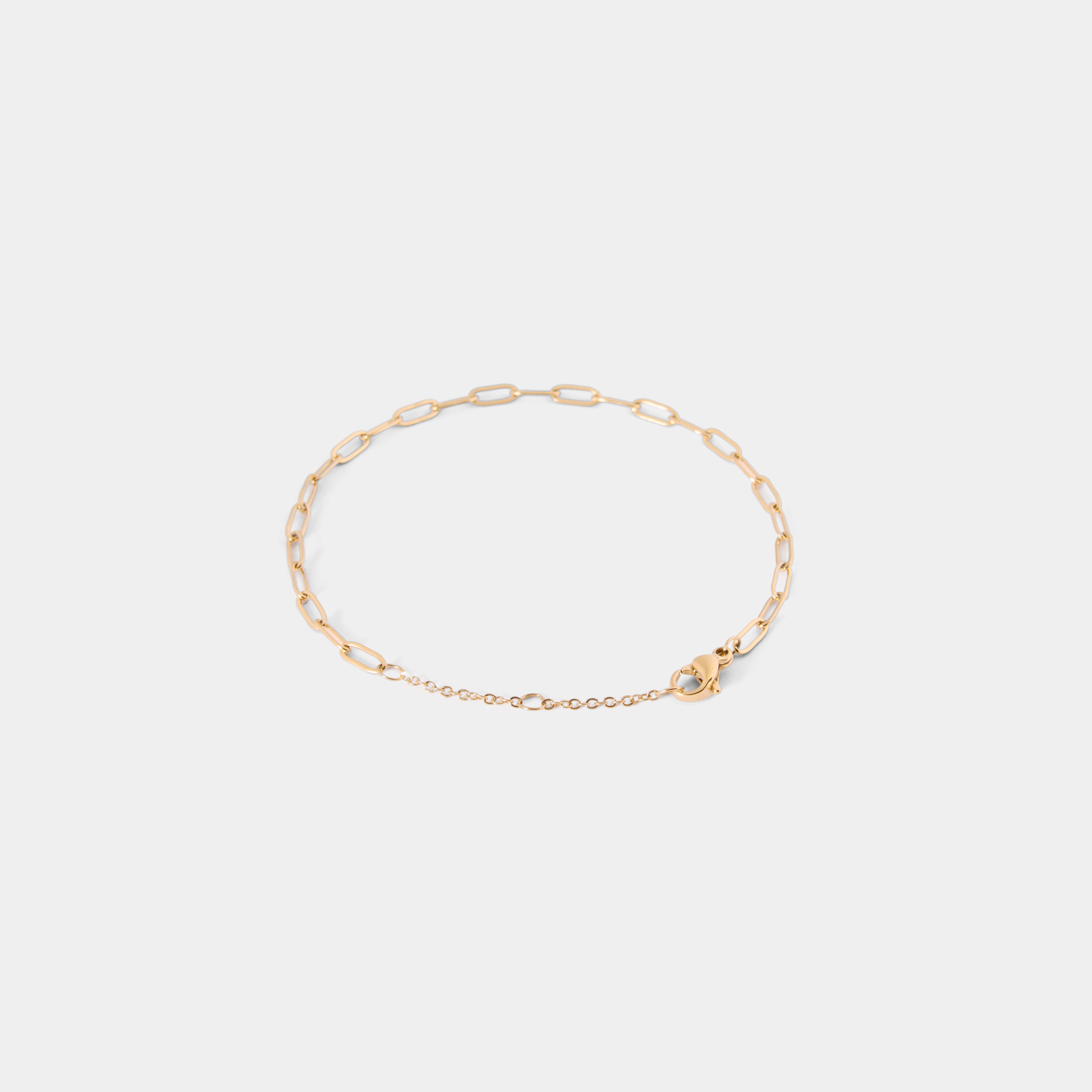Narrow Box Chain Bracelet