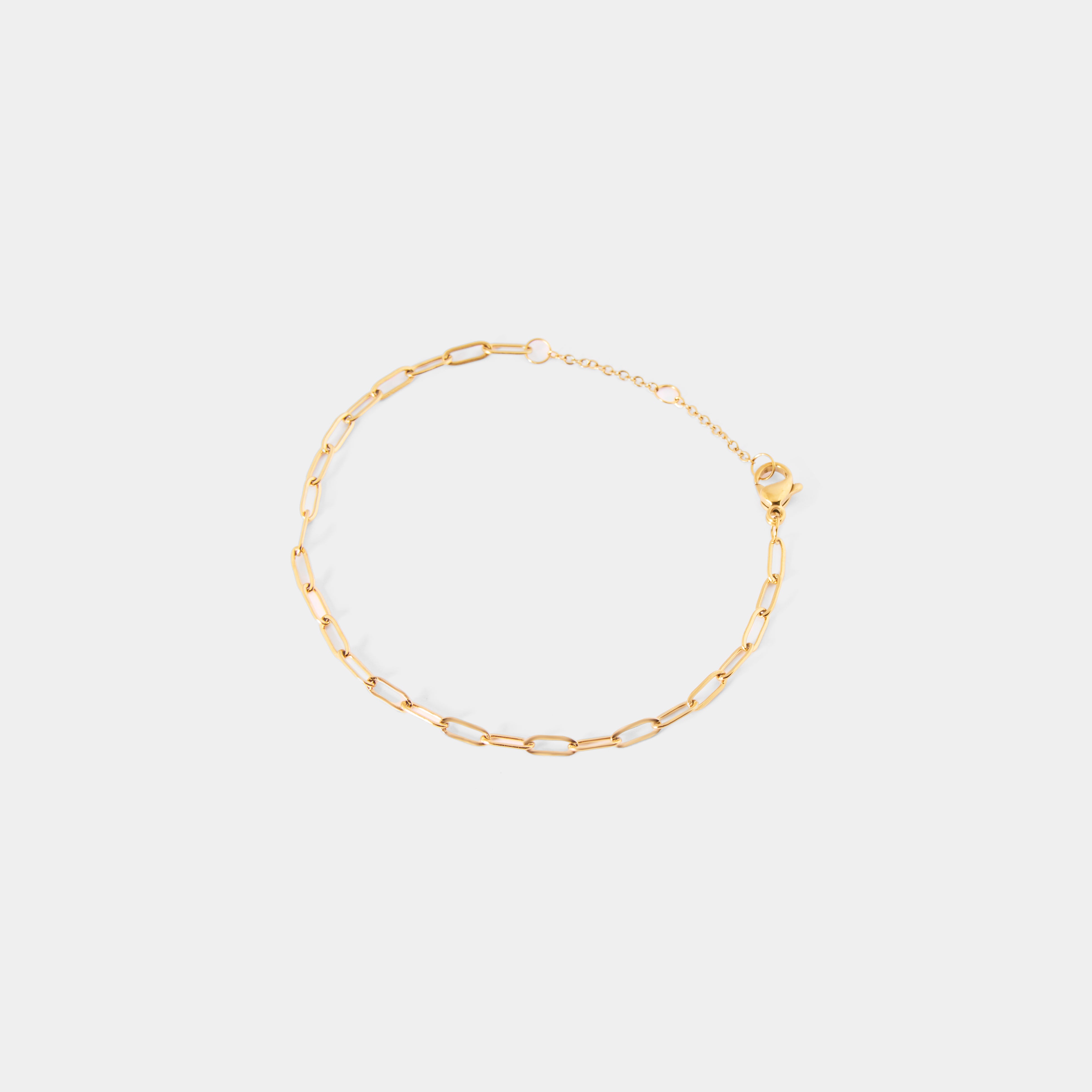 Narrow Box Chain Bracelet