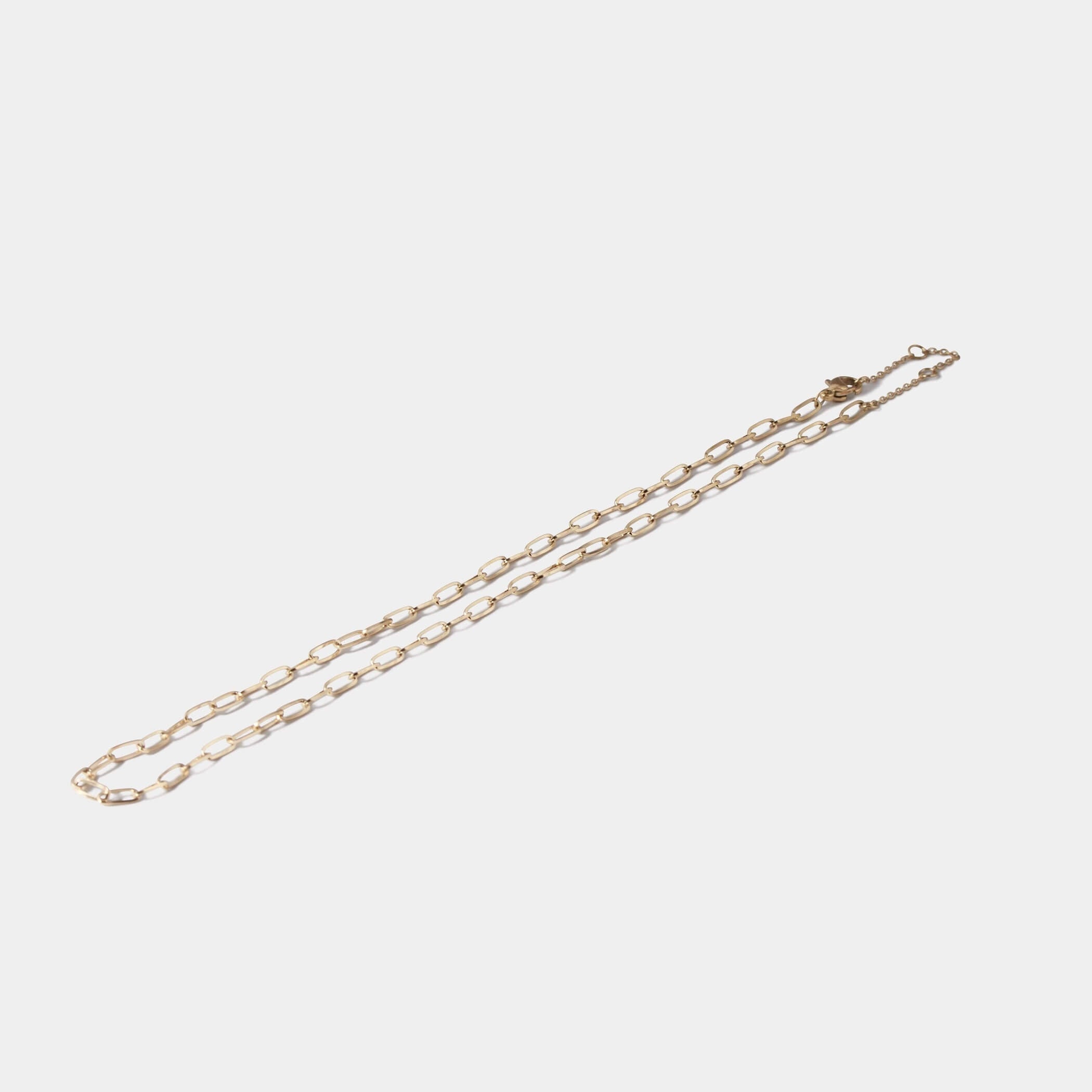 Narrow Box Chain Necklace
