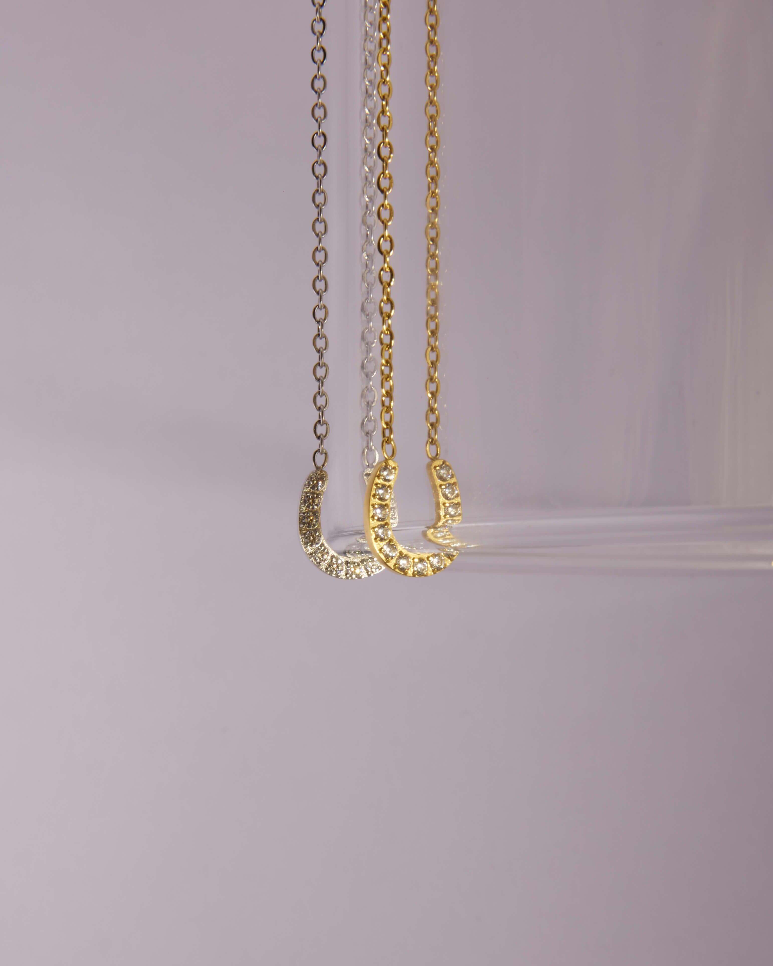 New Horseshoe Necklace - Silver