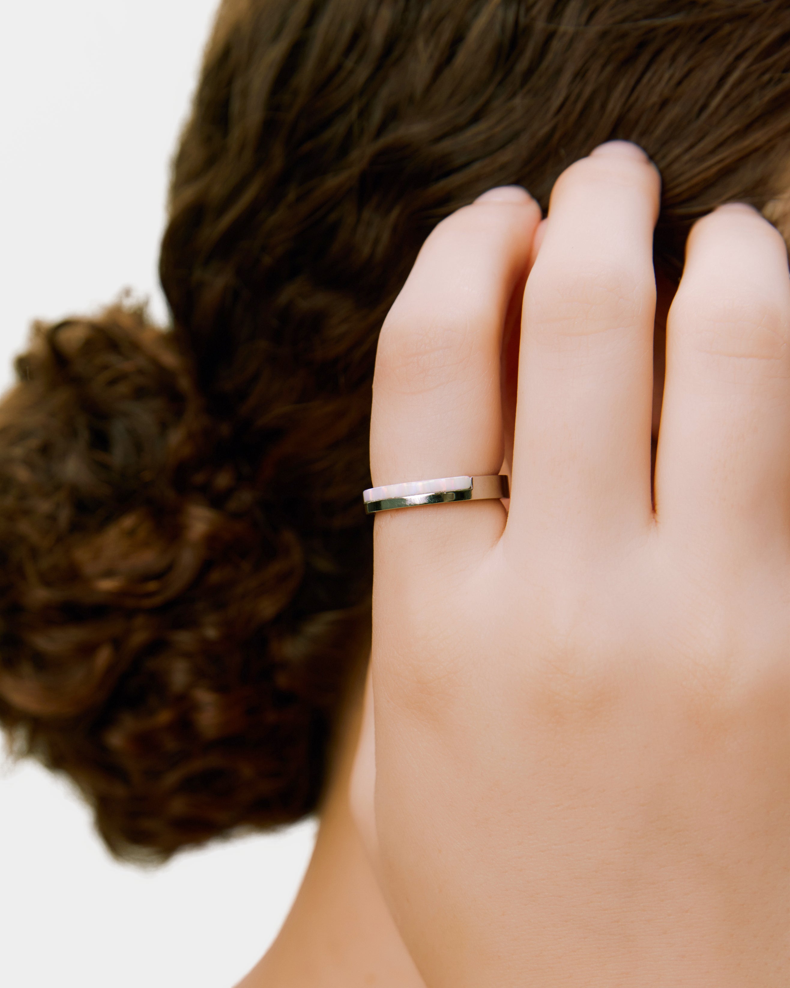 opal plate ring