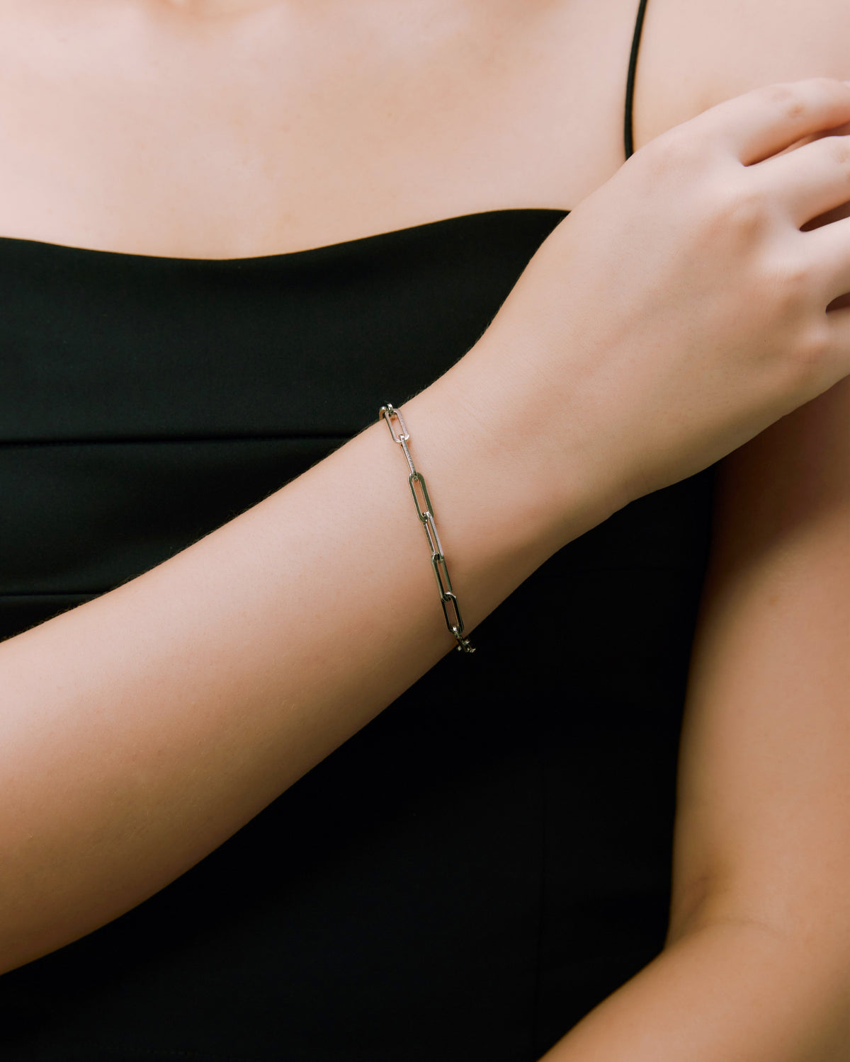 Box Chain Bracelet - Silver