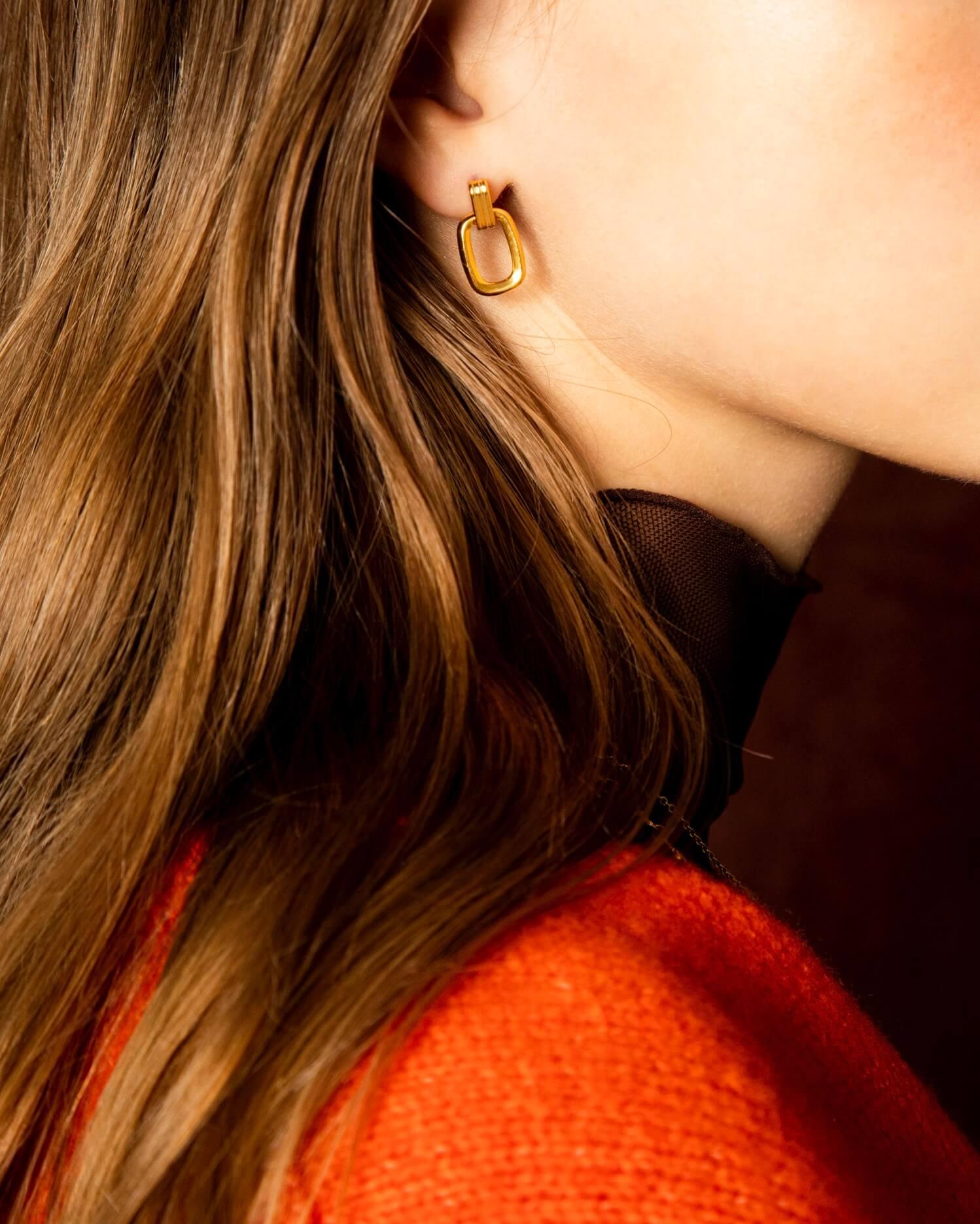 Rectangle Earrings