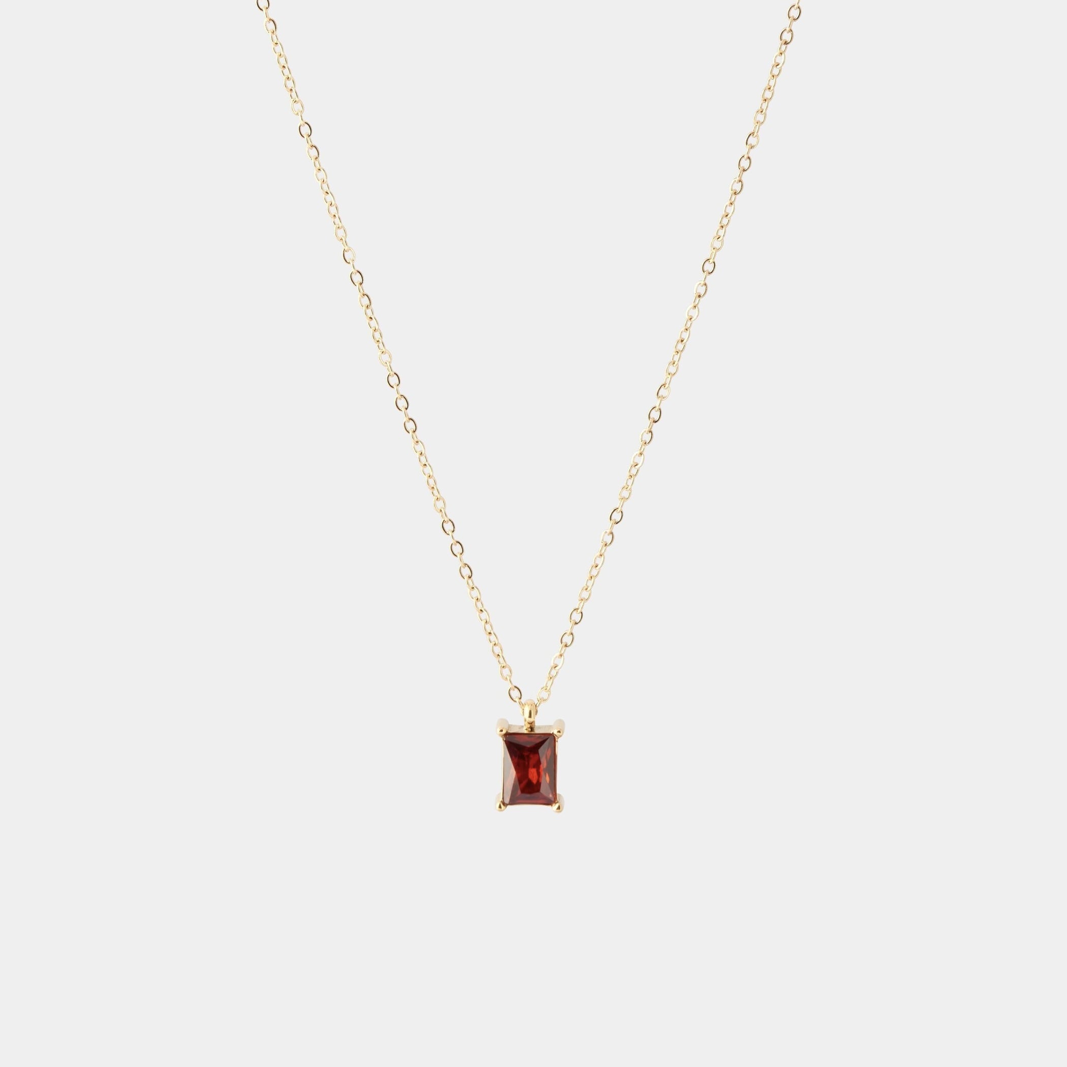 Simple Stone Necklace