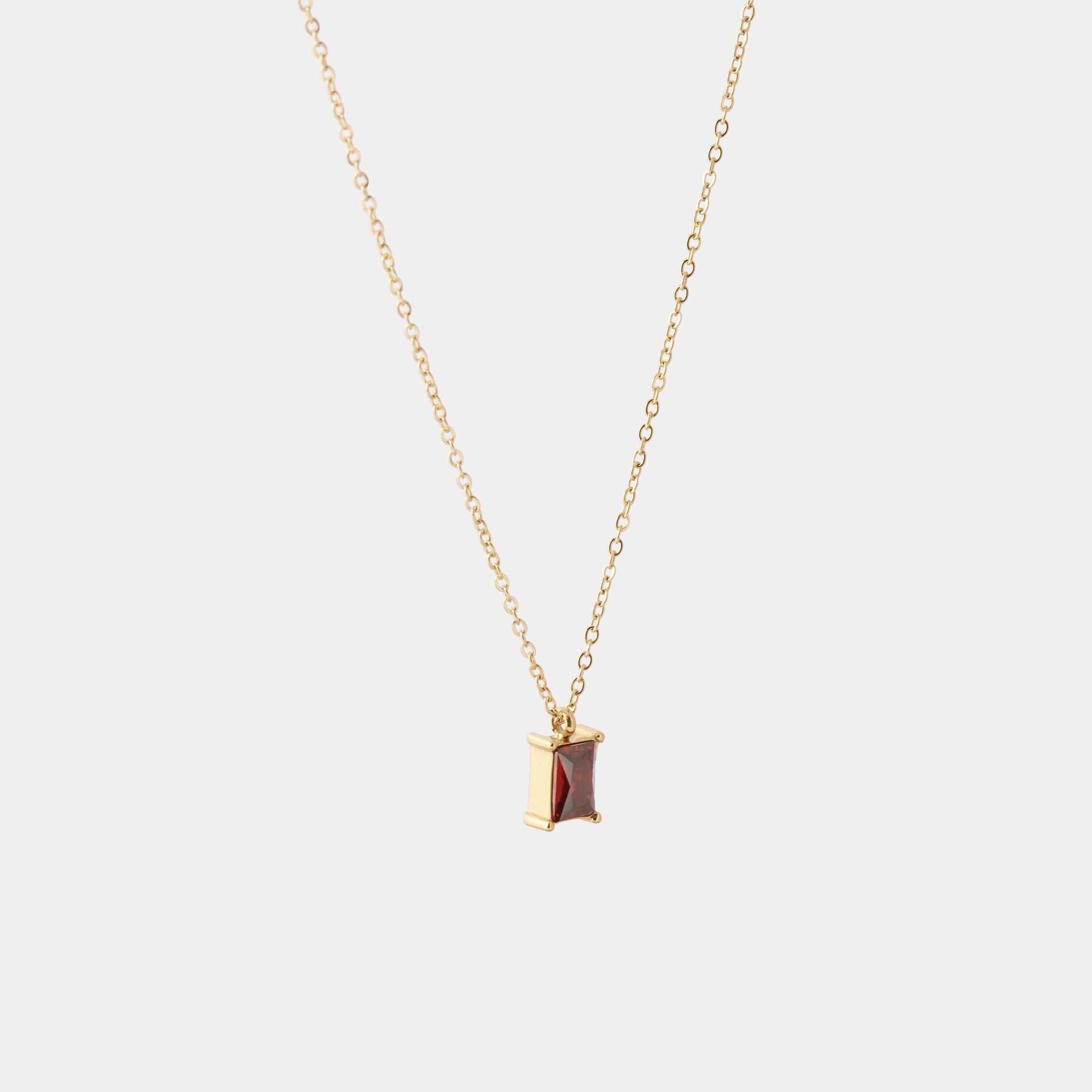 Simple Stone Necklace