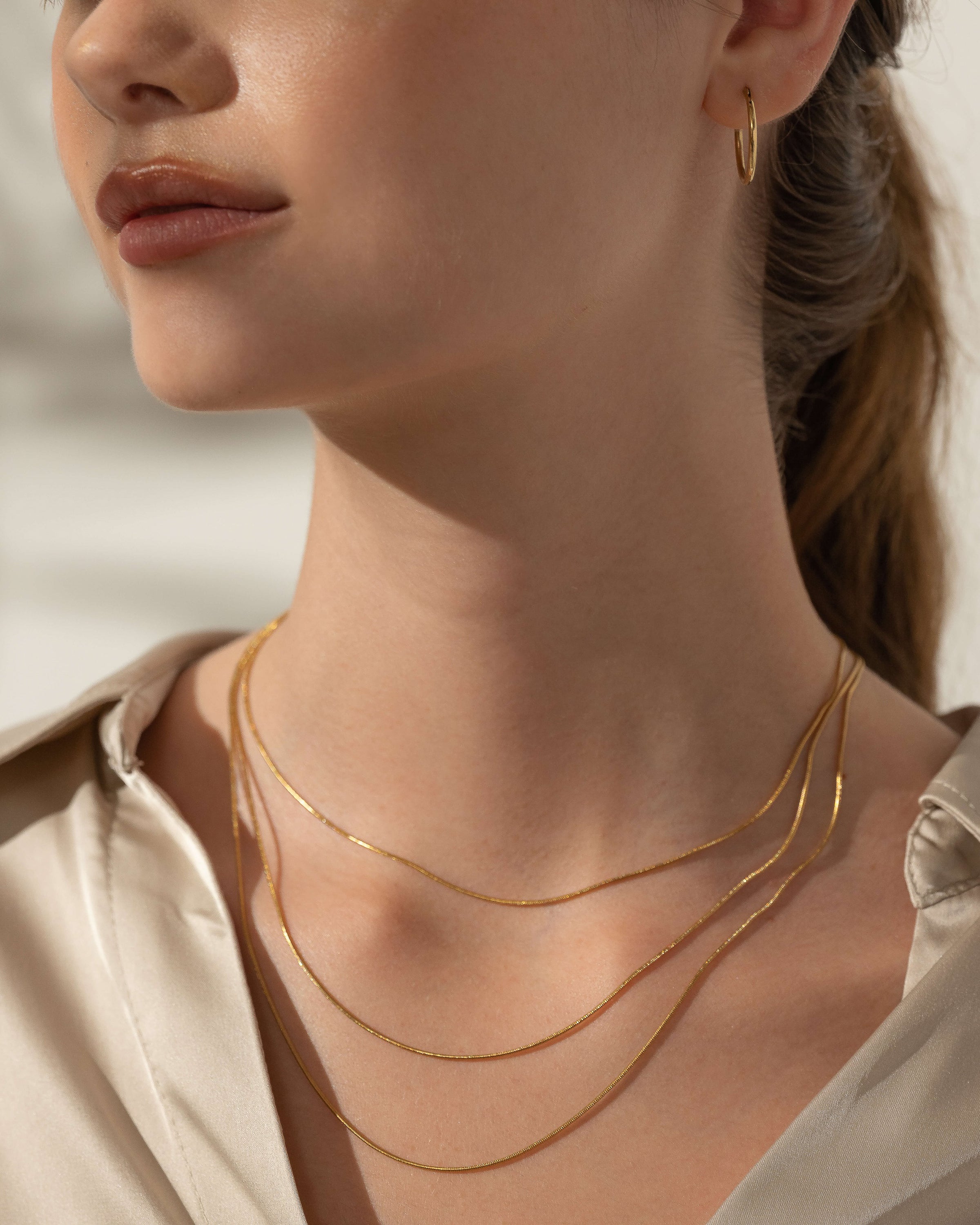 snake chain necklace