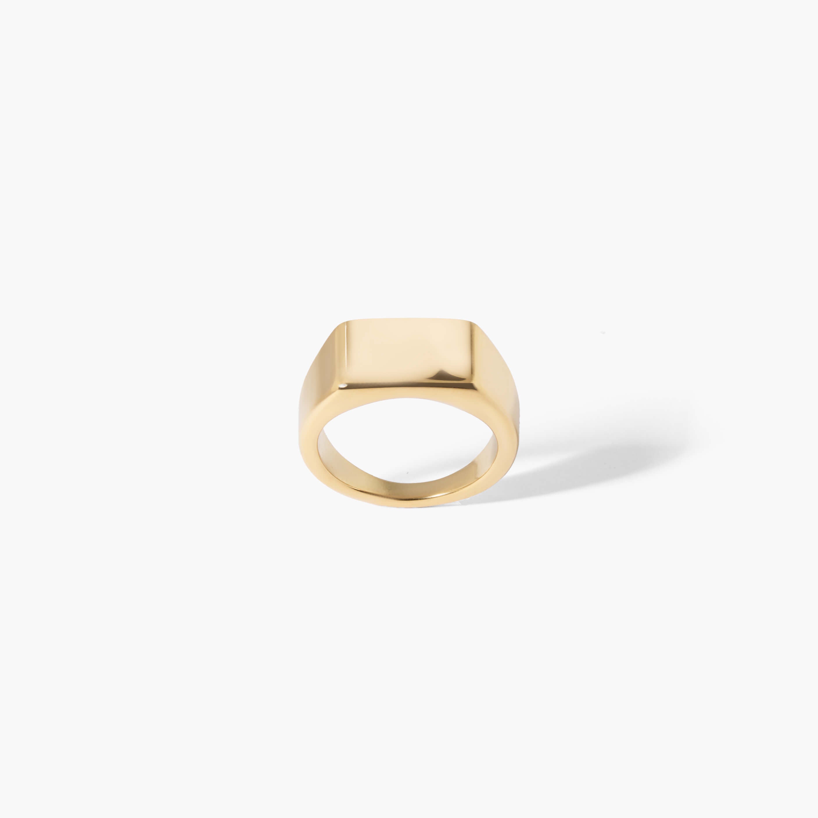 Square stamp ring