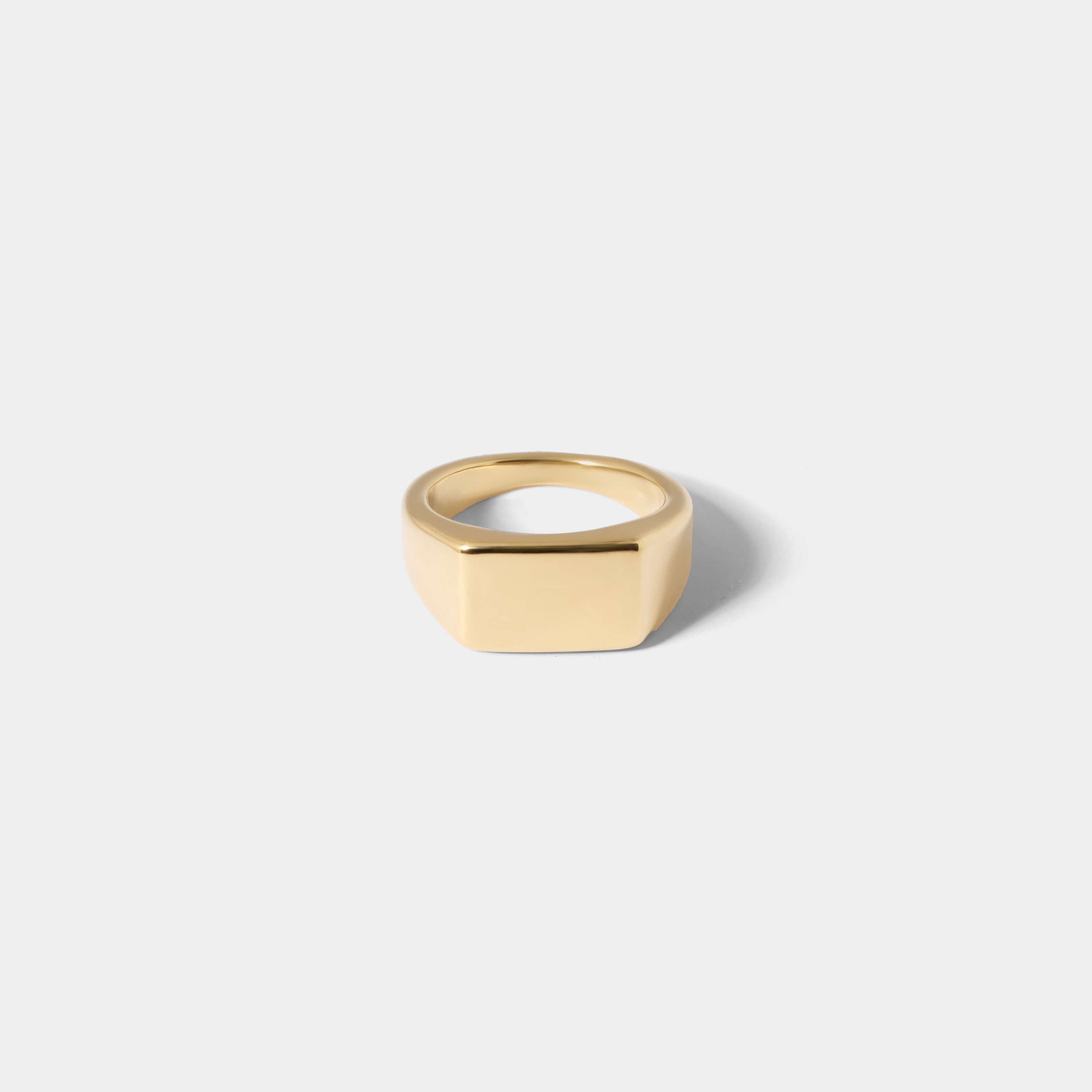 Square stamp ring