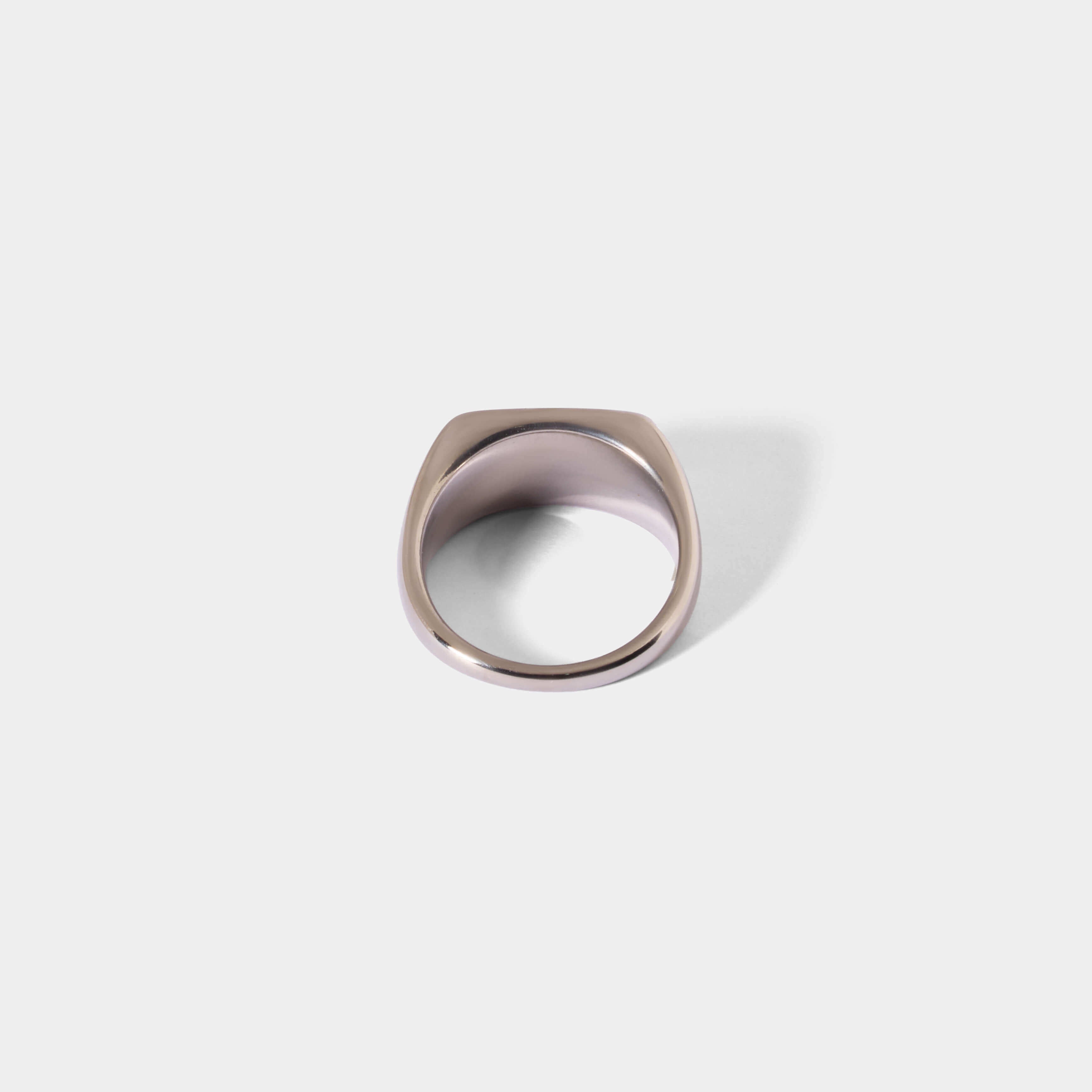 Square stamp ring - Silver