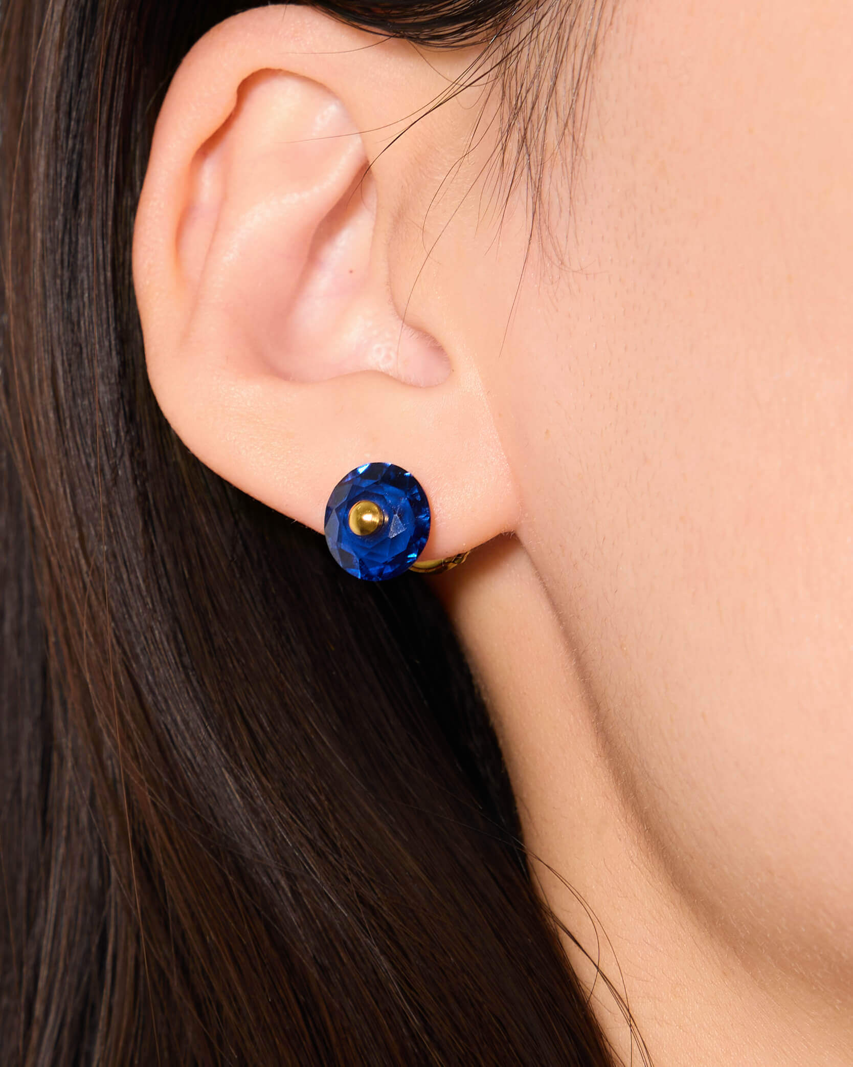 ストーンスタッドピアス