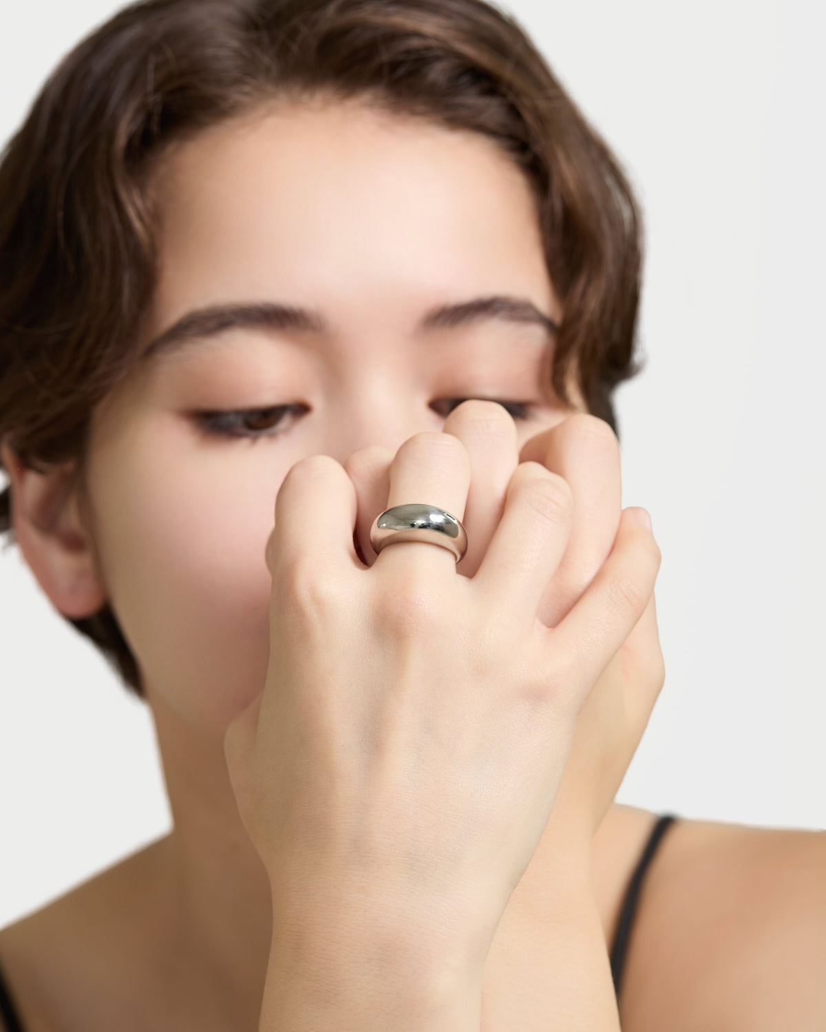 Stout Round Ring - Silver