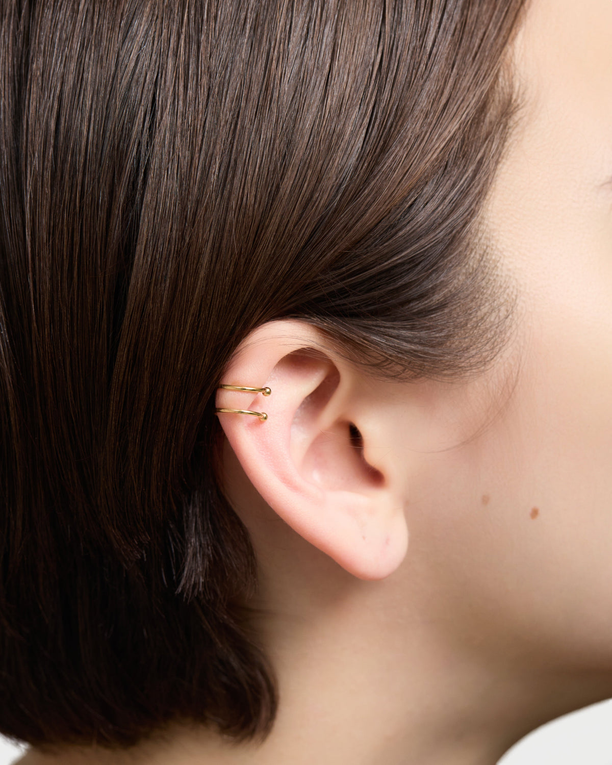 Thin Ear Cuff - Silver