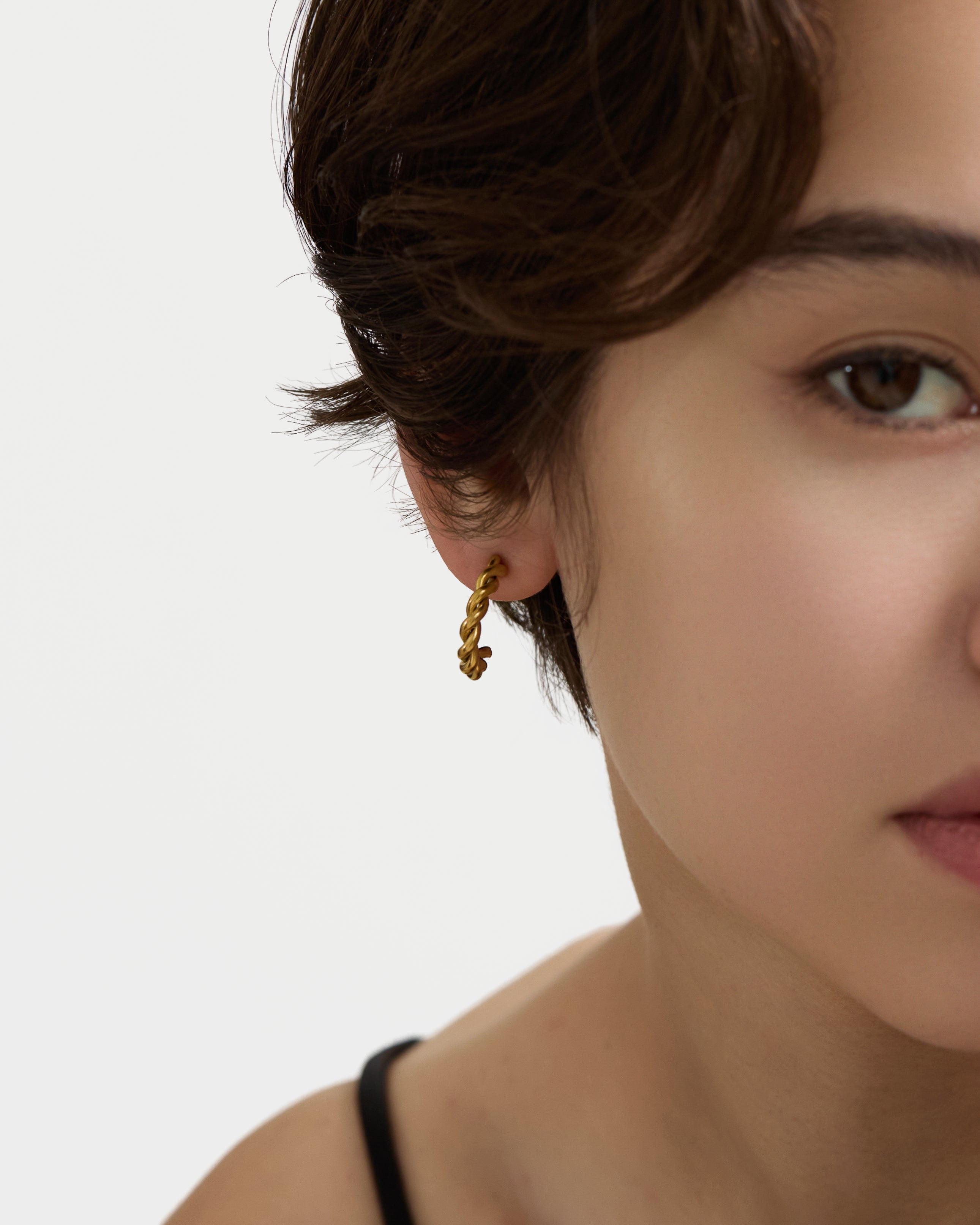 Twisted Curve Earrings
