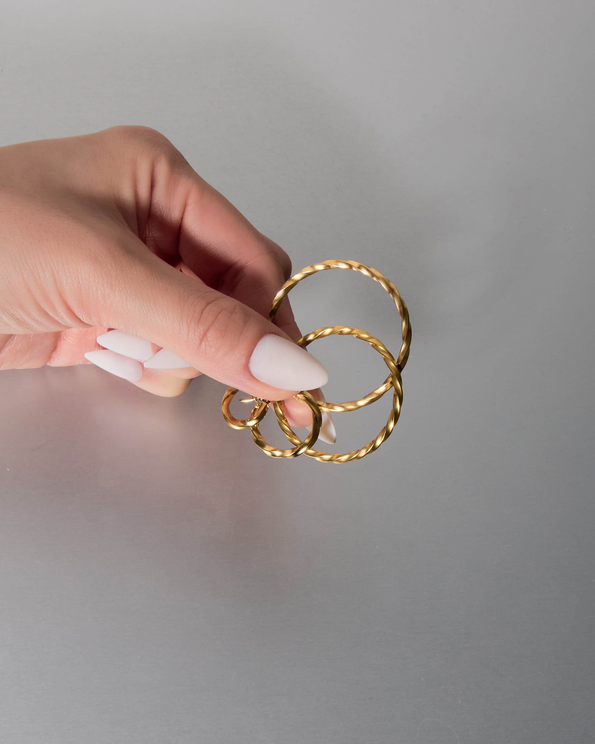 Twisted Hoop Earrings
