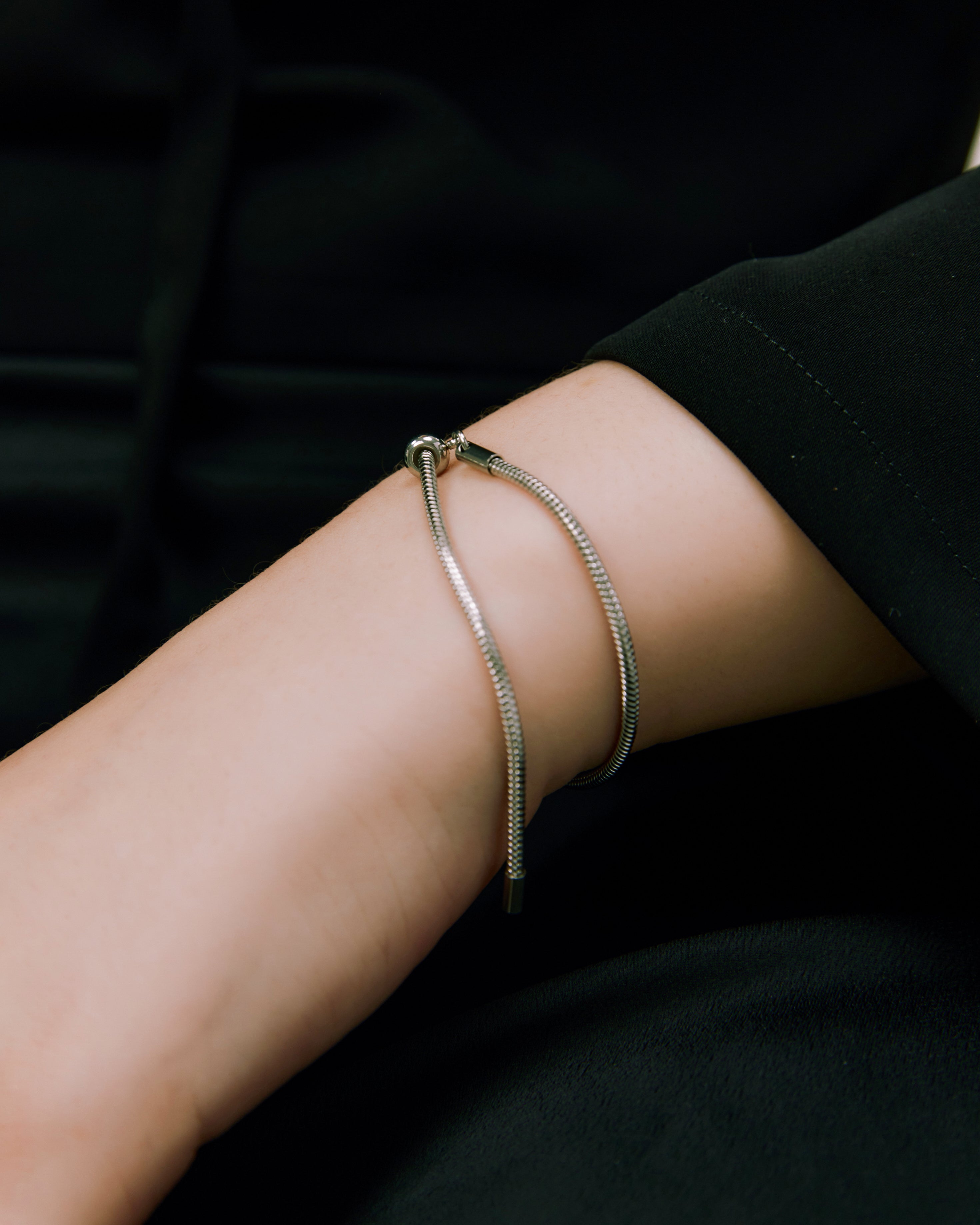 White Snake Bracelet