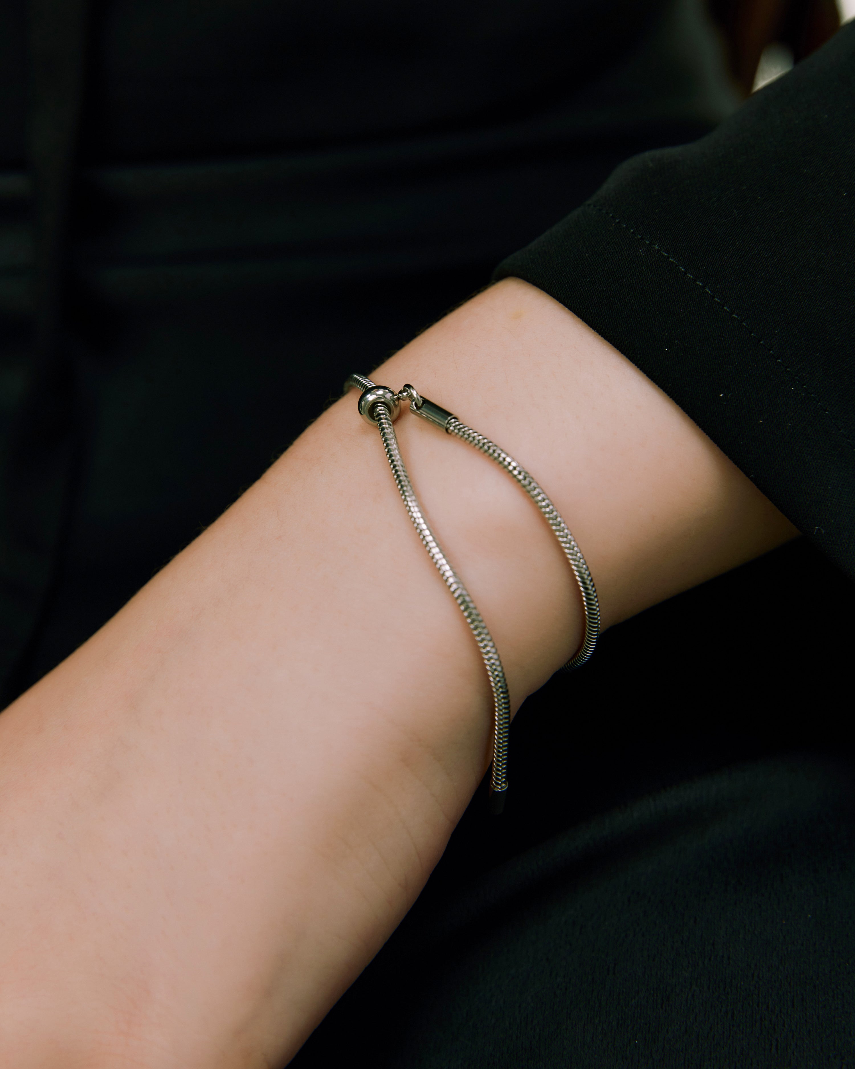 White Snake Bracelet