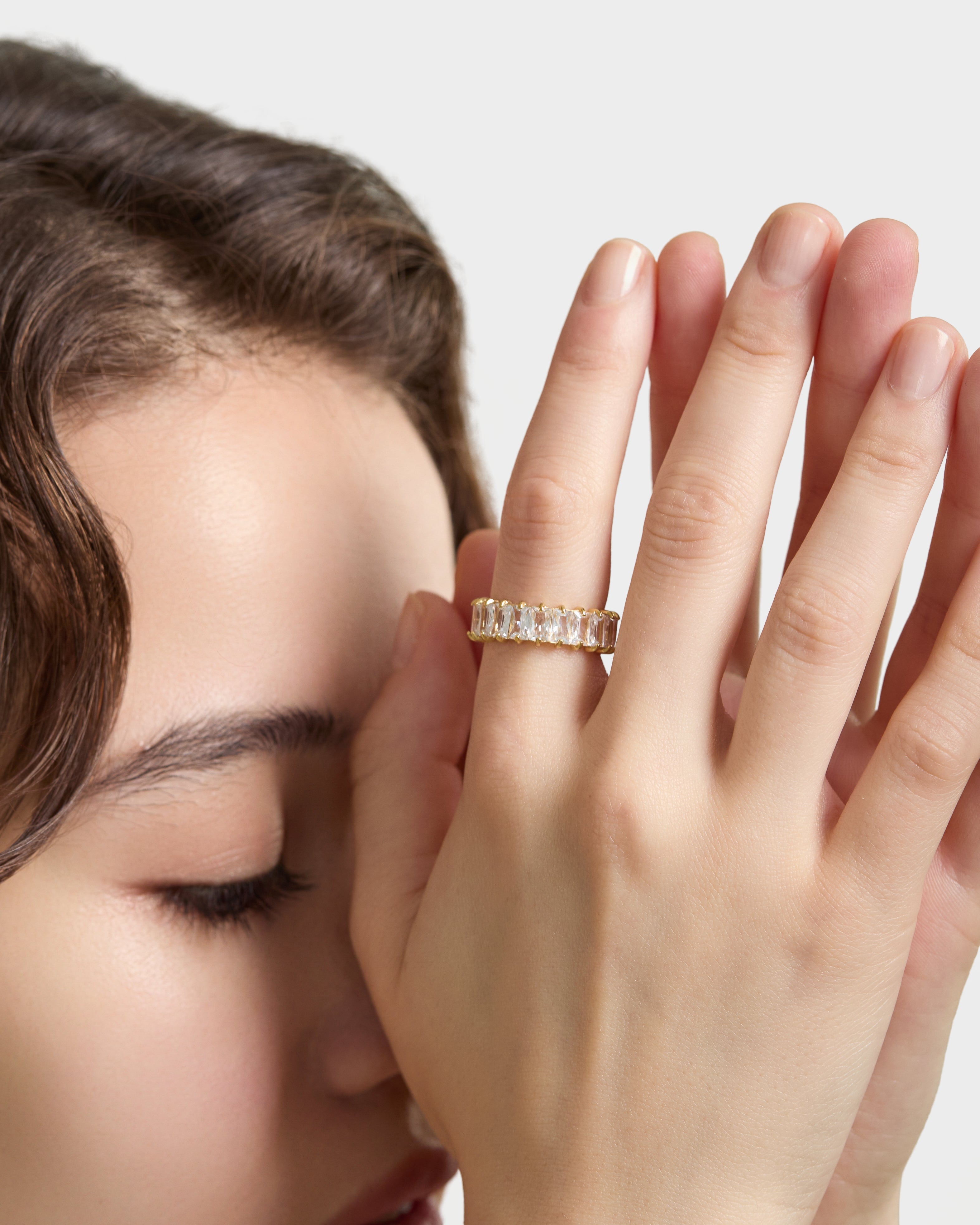 Zirconia Array Ring