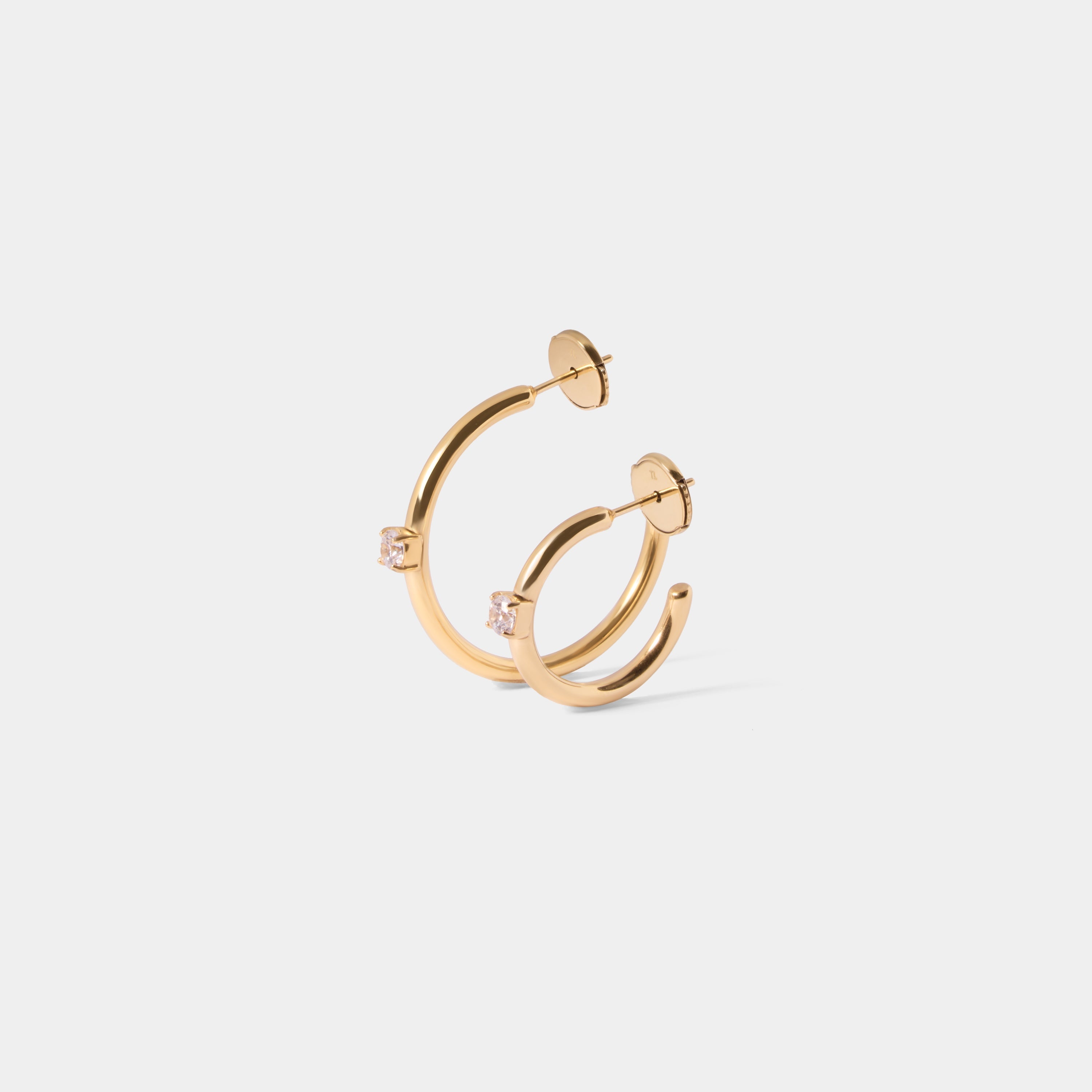 Zirconia Stud Earrings