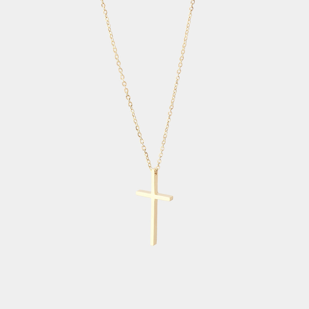 
                  
                    CROSSED BAR NECKLACE
                  
                