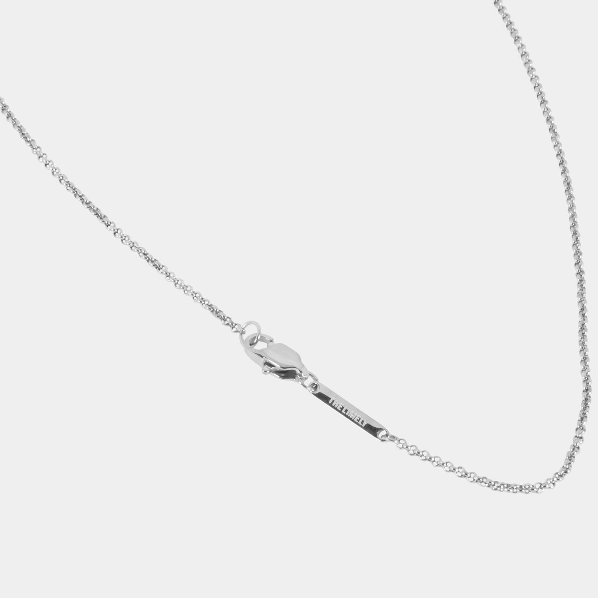 Point Link Necklace - Silver