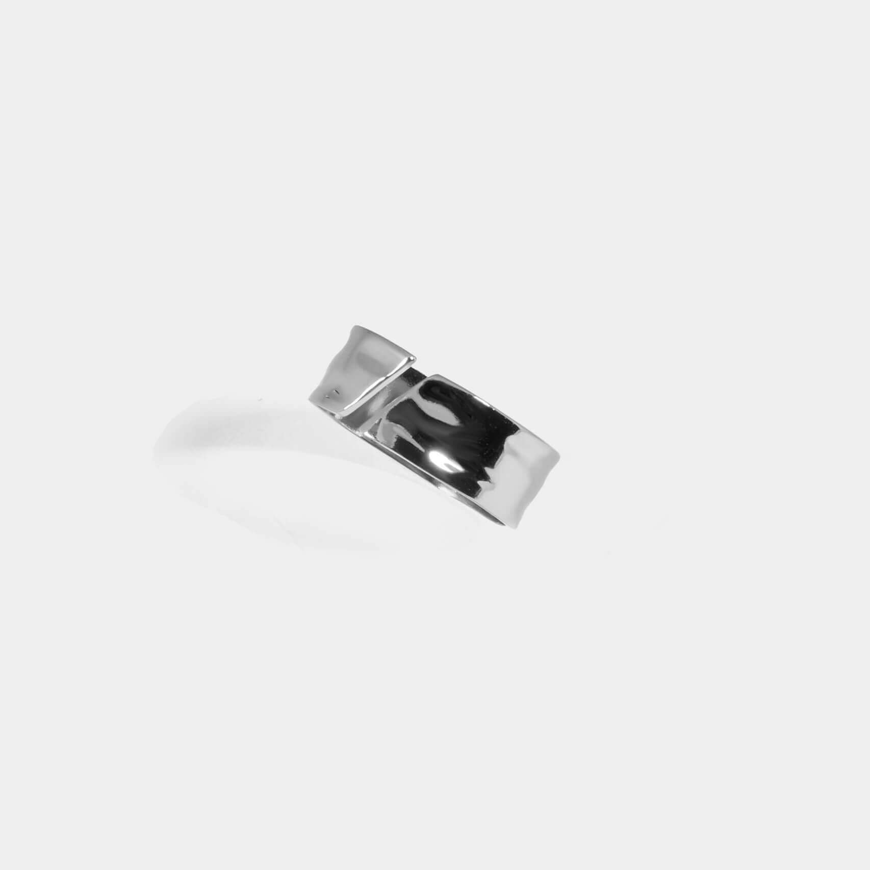 Arc Open Ring - シルバー