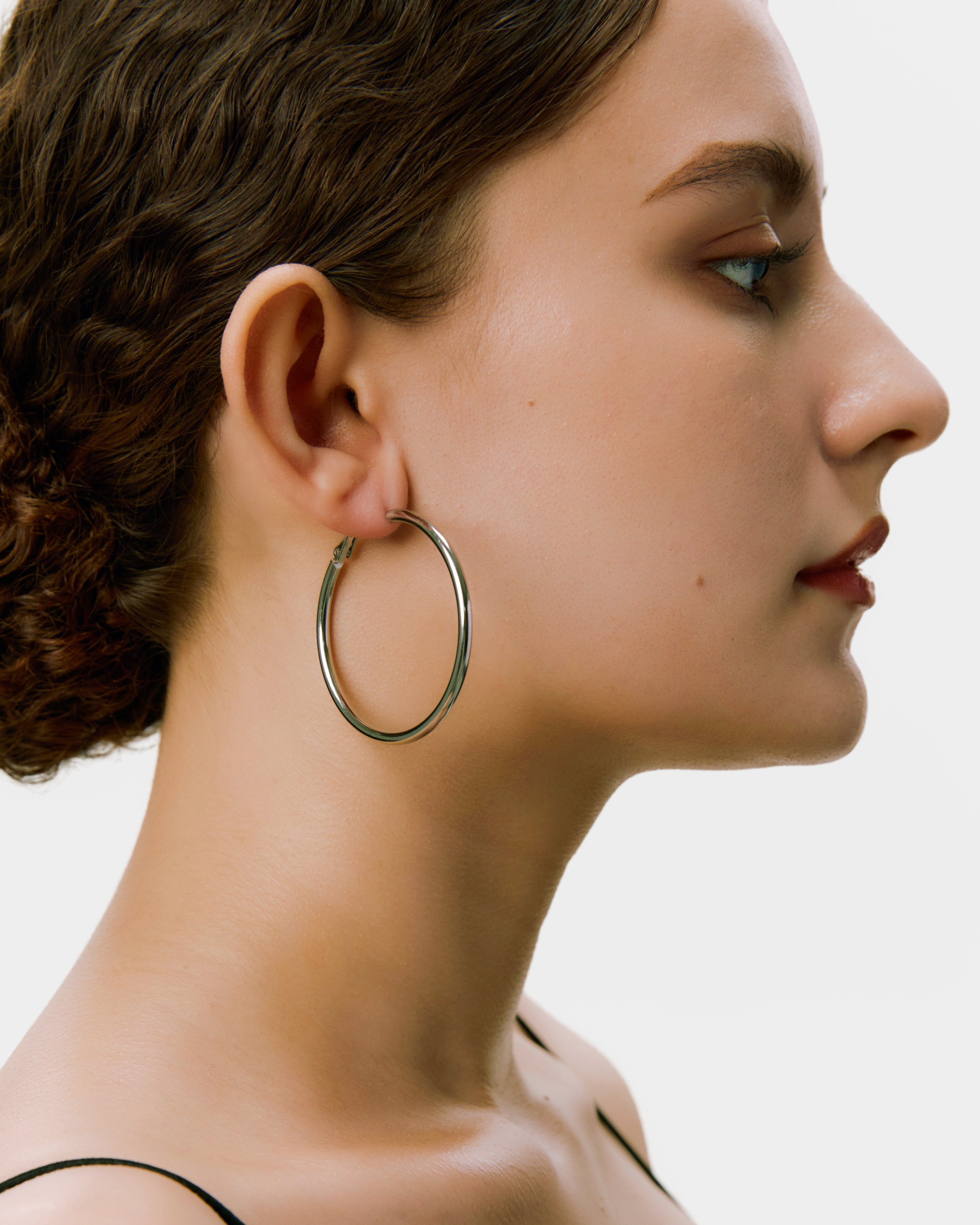 Basic Hoop Pierce - Silver