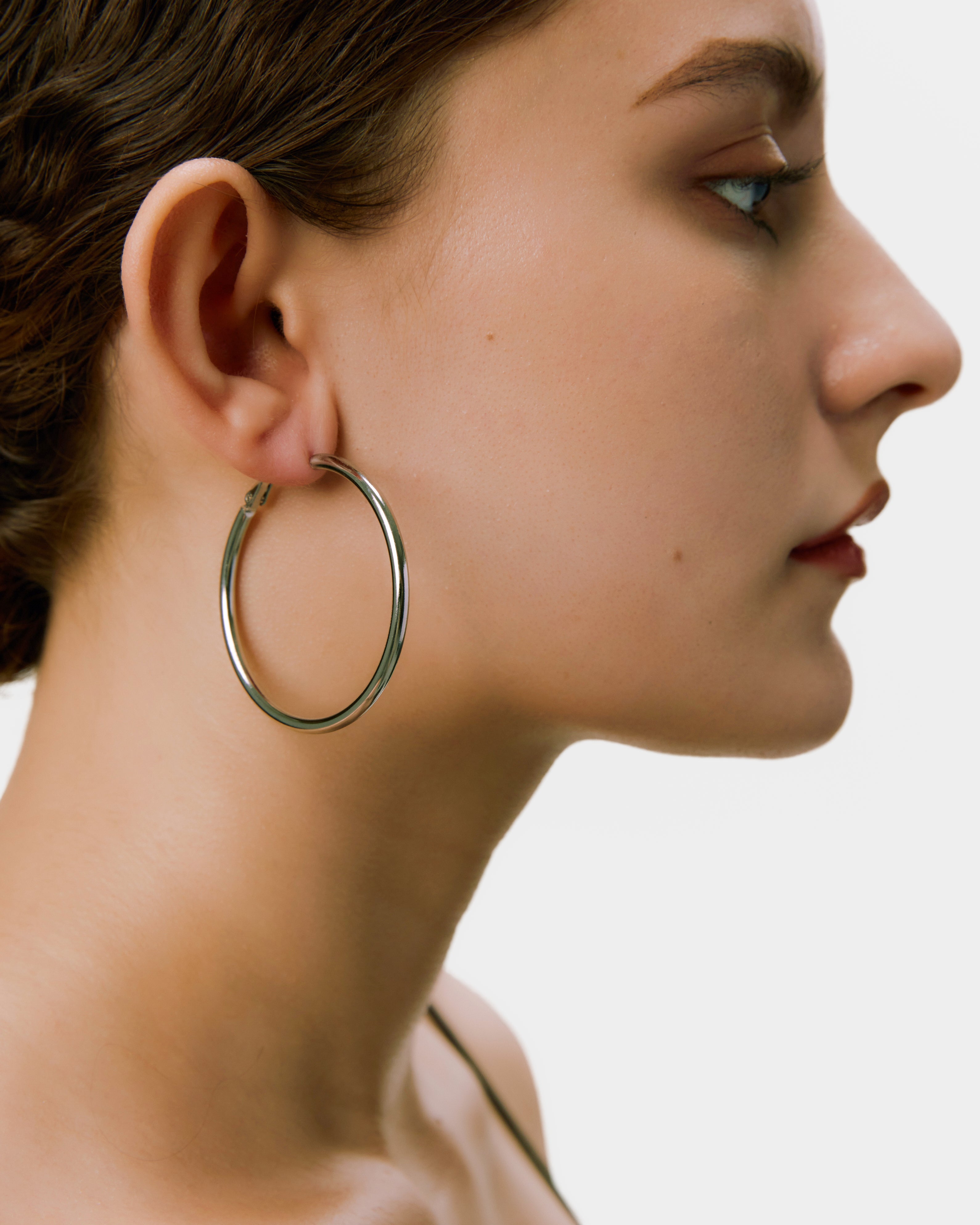 Basic Hoop Pierce - Silver