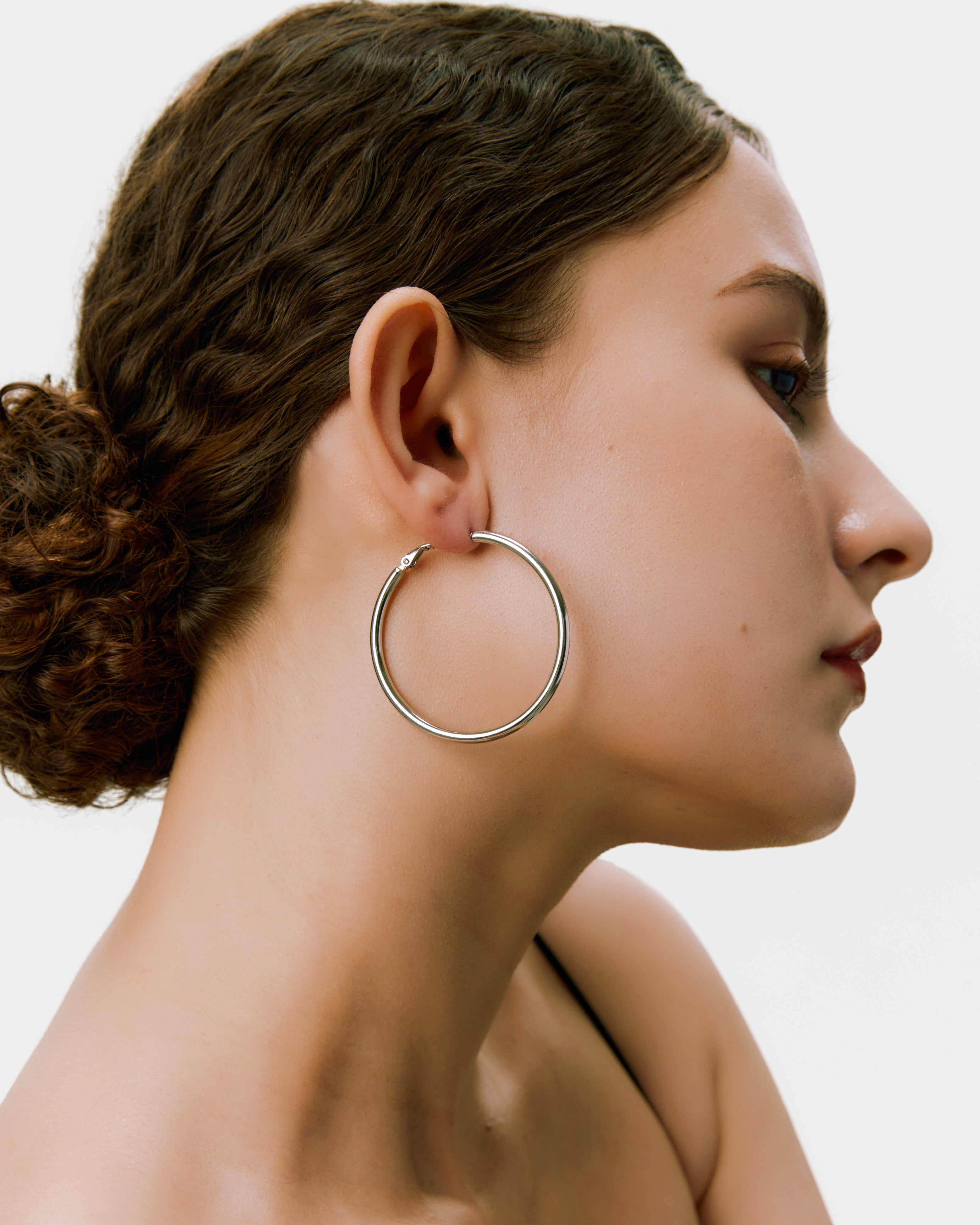 Basic Hoop Pierce - Silver