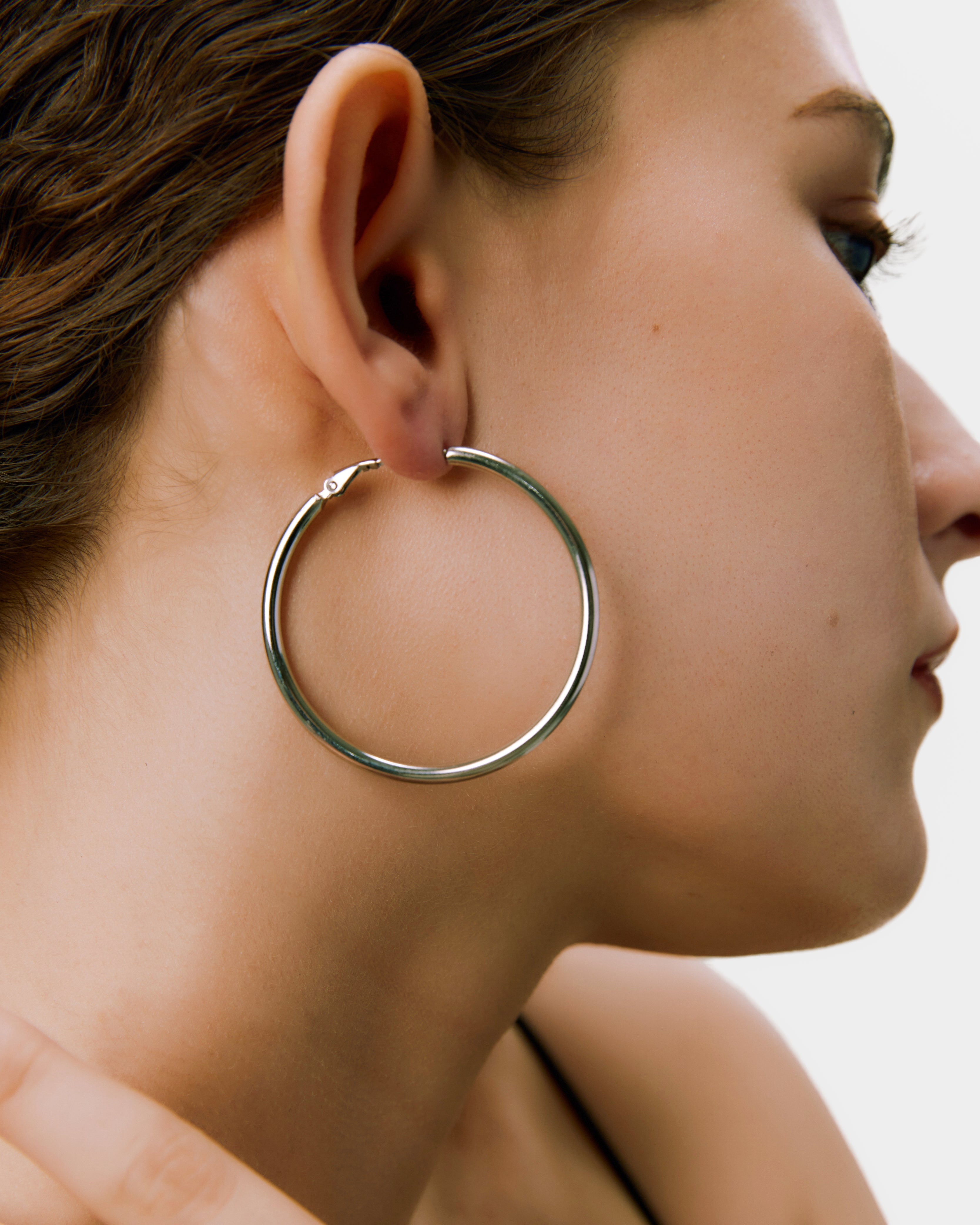 Basic Hoop Pierce - Silver