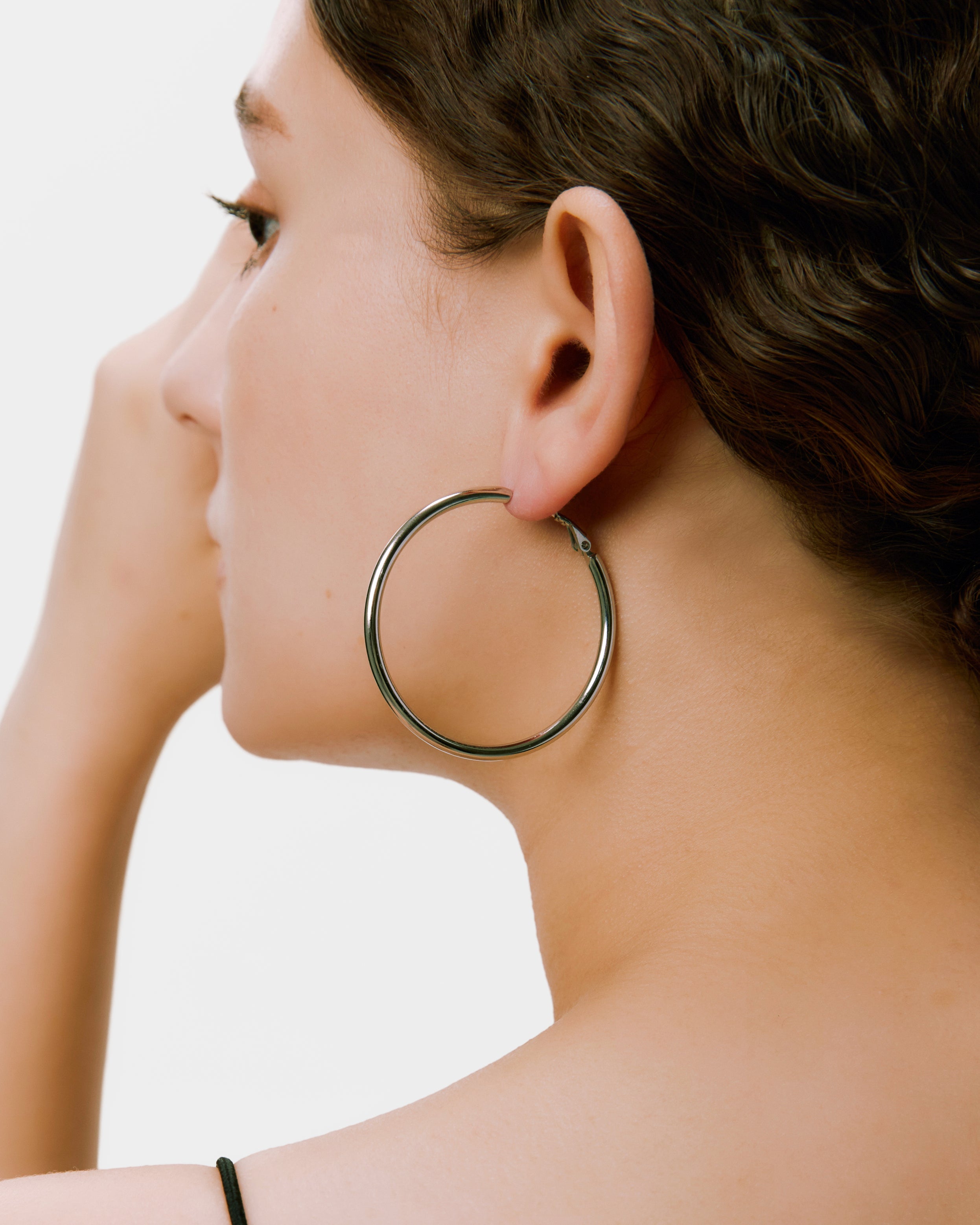 Basic Hoop Pierce - Silver