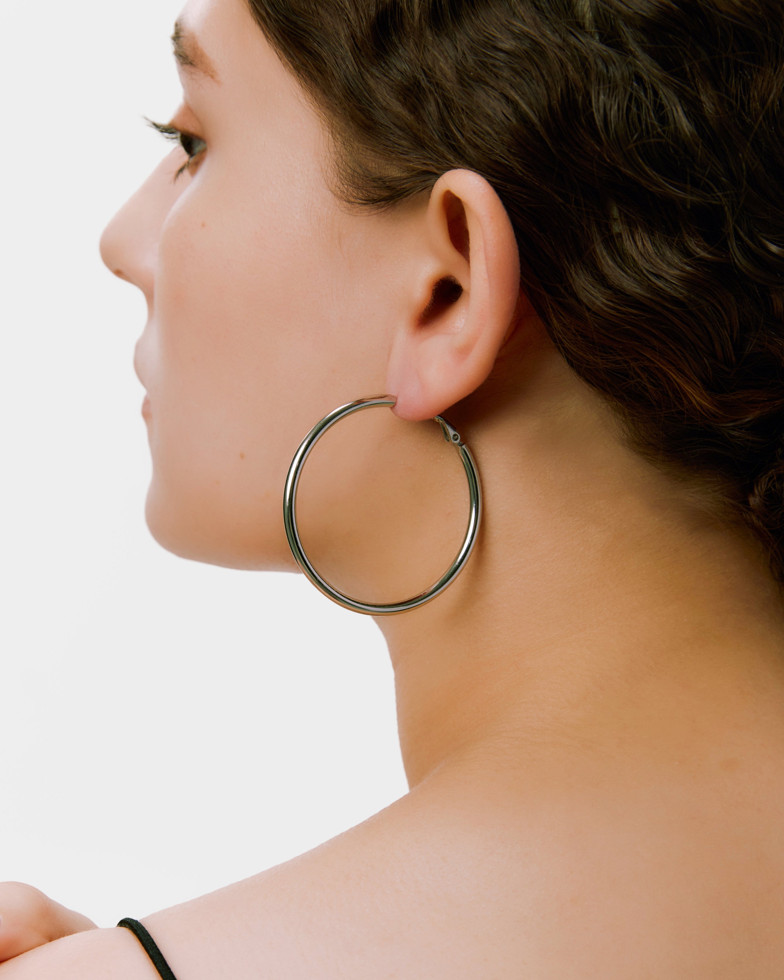 Basic Hoop Pierce - Silver
