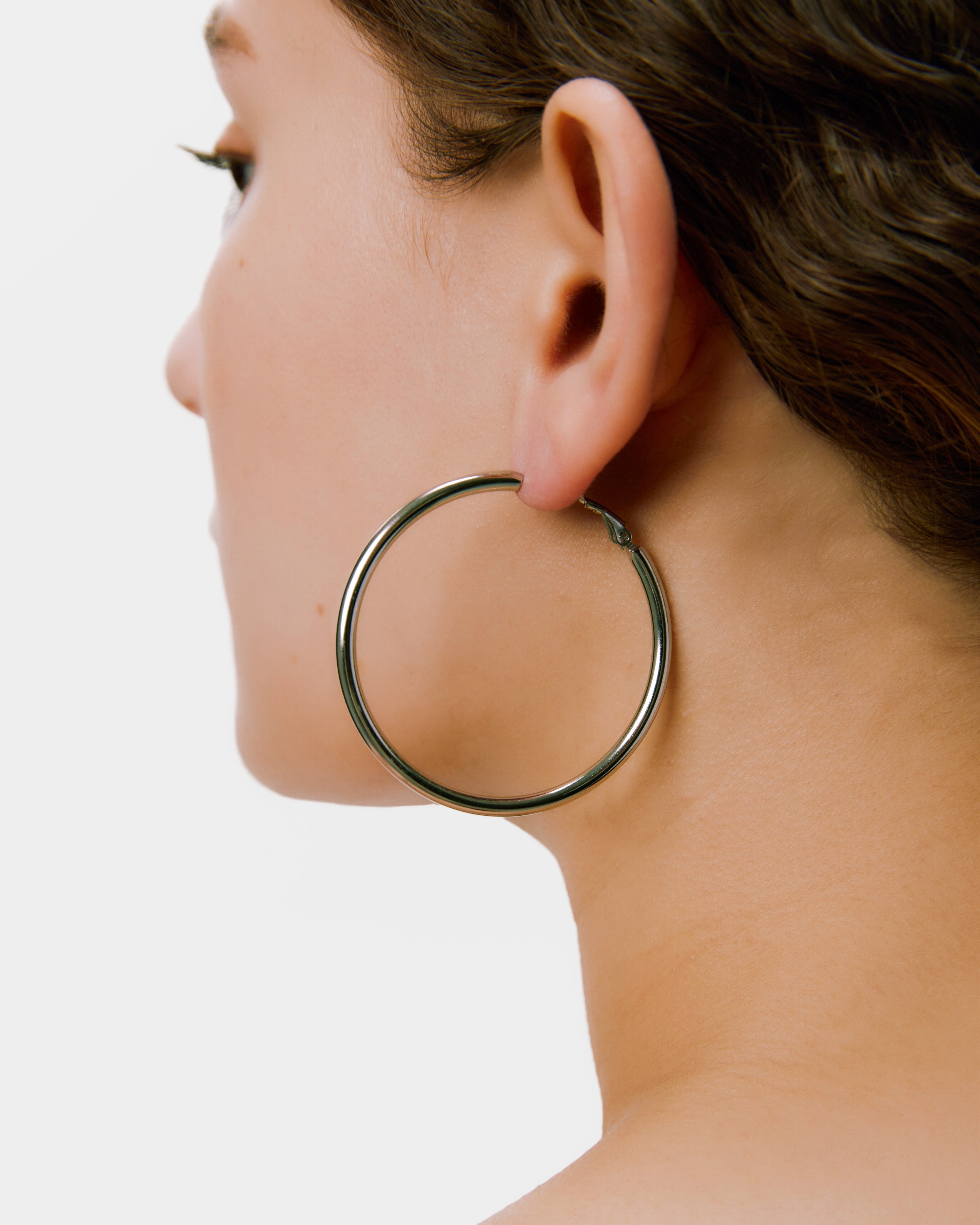 Basic Hoop Pierce - Silver