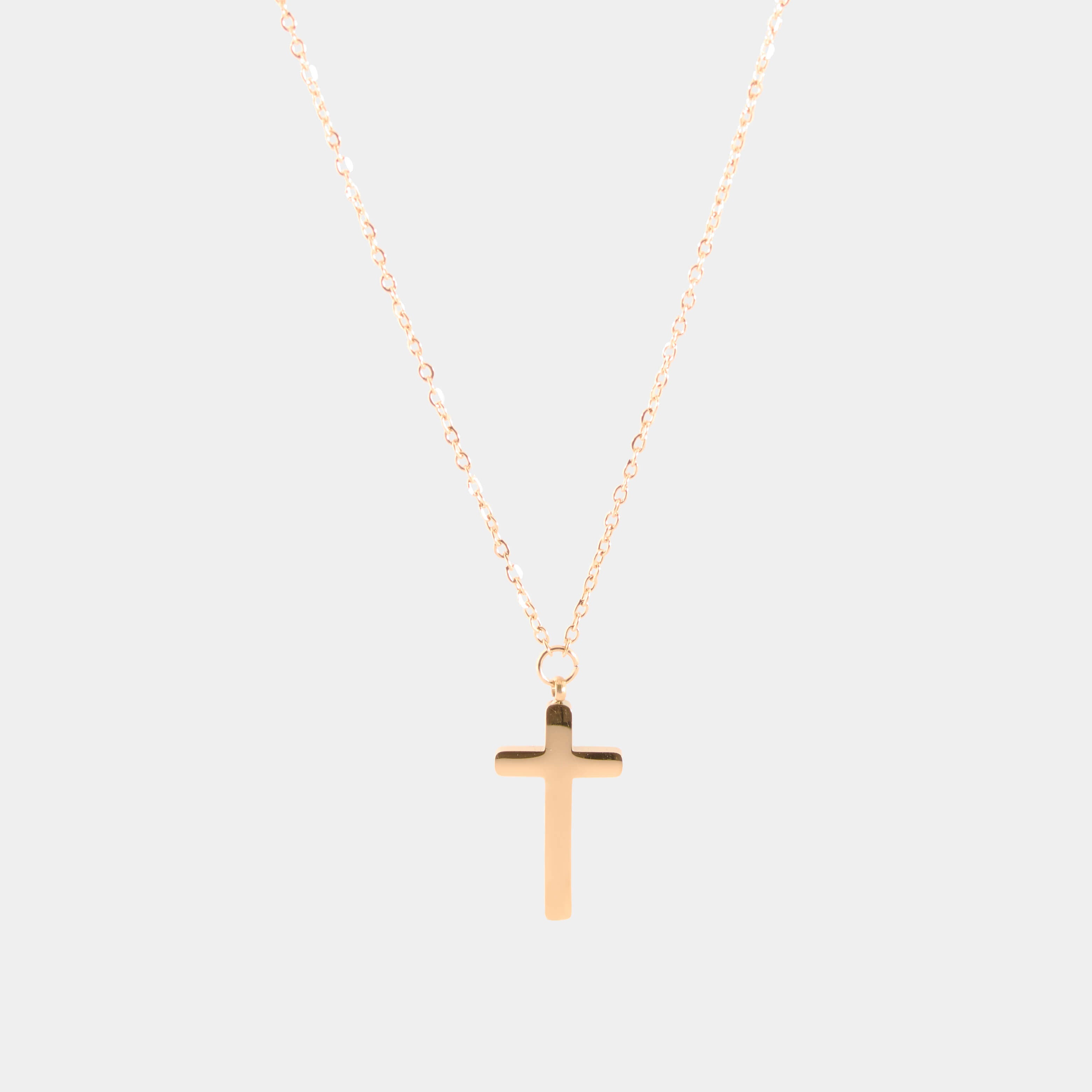 Crossed Bar Necklace